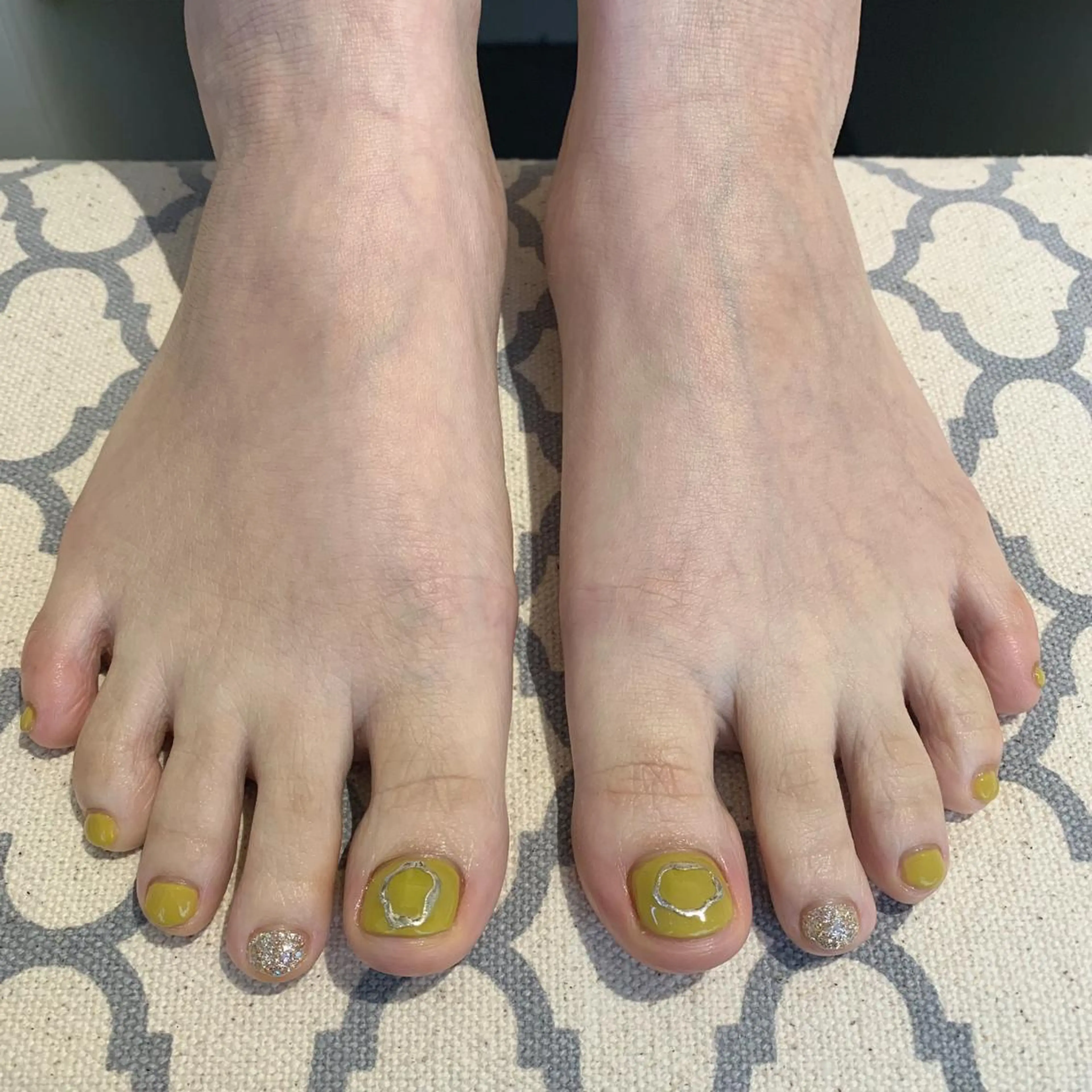 ネイル フットネイル ジェルネイル パラジェル 鈴木 里奈のネイルデザイン