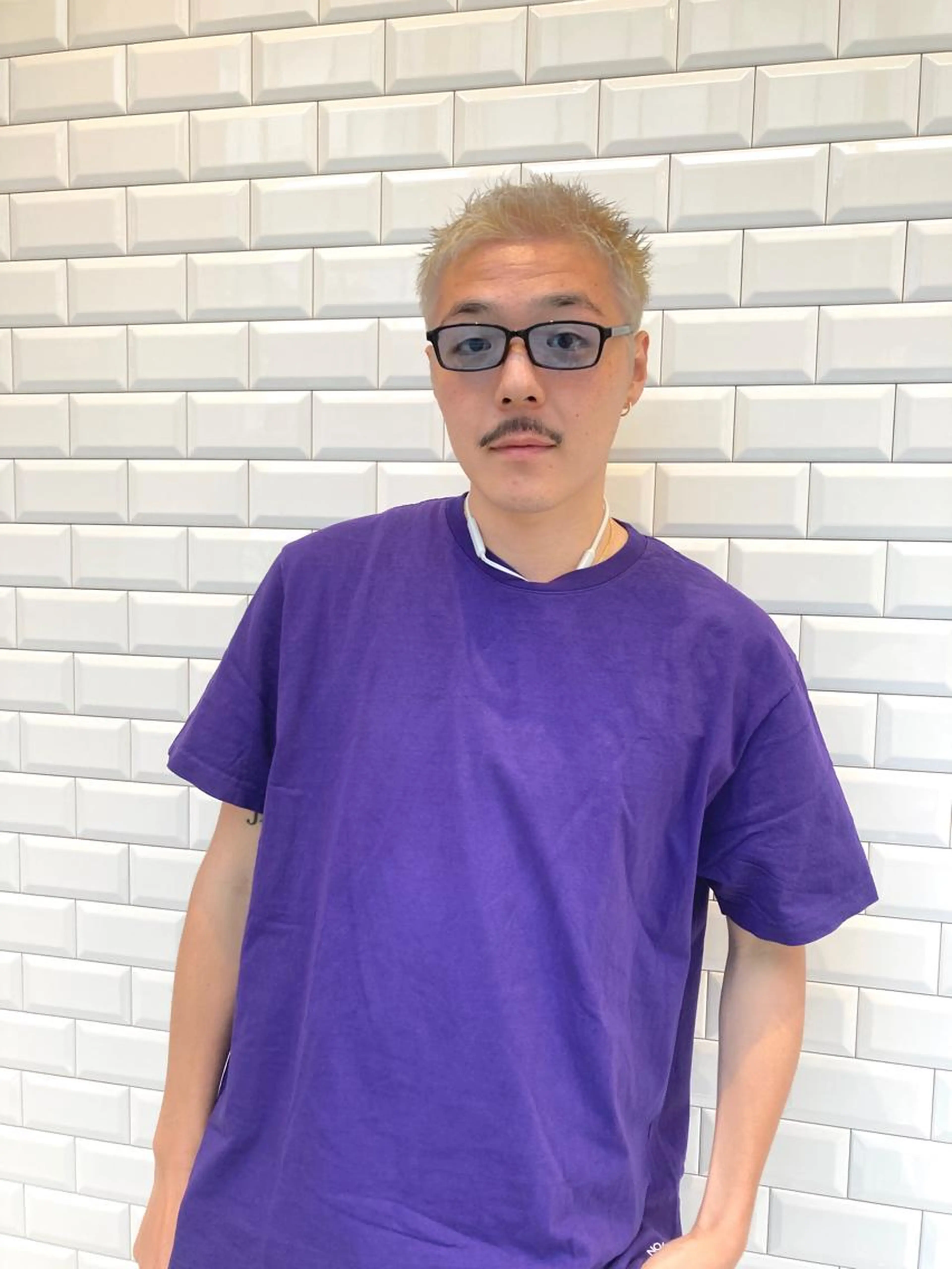 【メンズ限定】似合わせメンズカット＋ダブルカラー(1ブリーチ&カラー)orハイライトカラー＋前処理トリートメント付きの写真