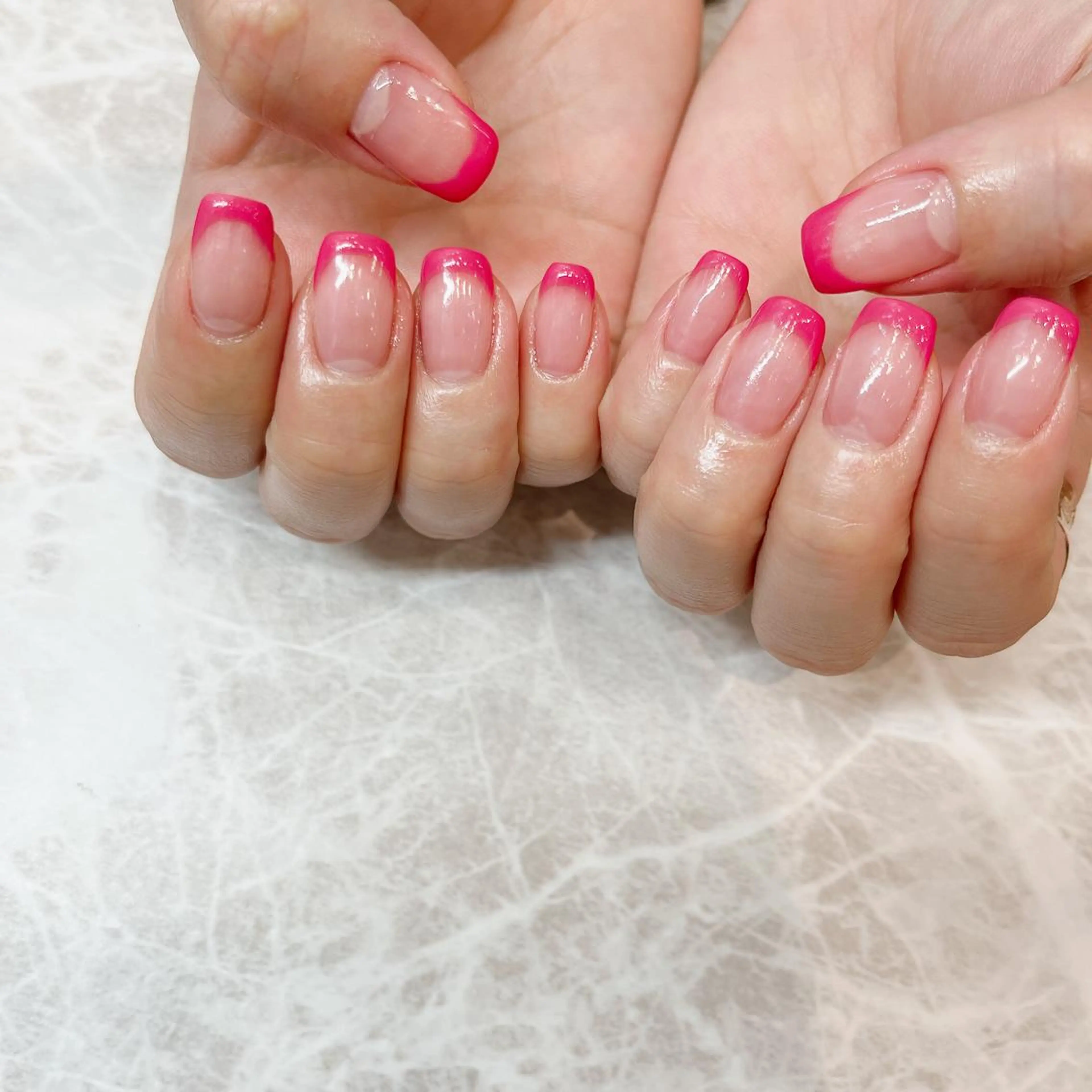 ネイル フレンチネイル 関谷 真登佳のネイルデザイン