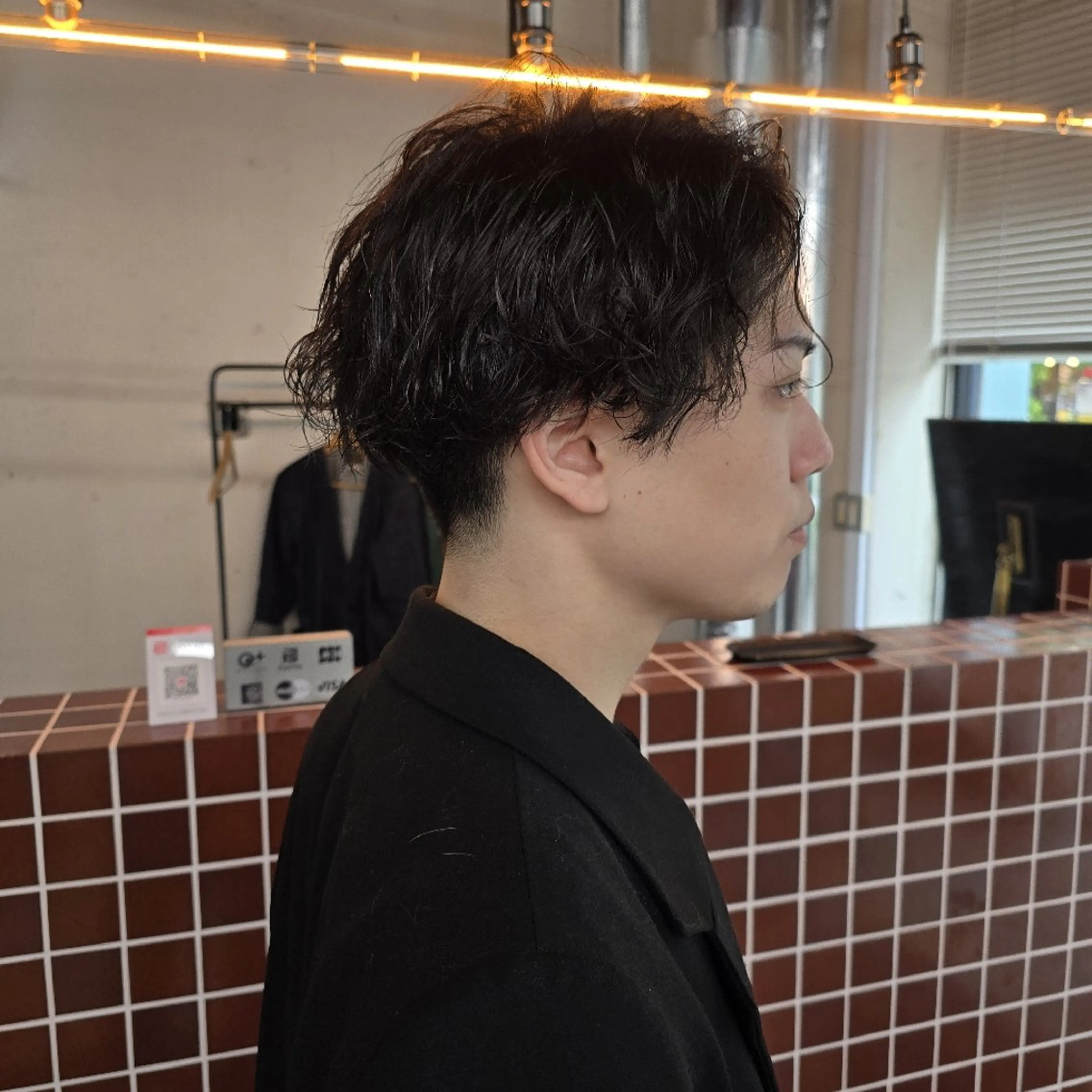 ショート カラー パーマ ハヤシ マユ ✂ 府中美容室のヘアスタイル