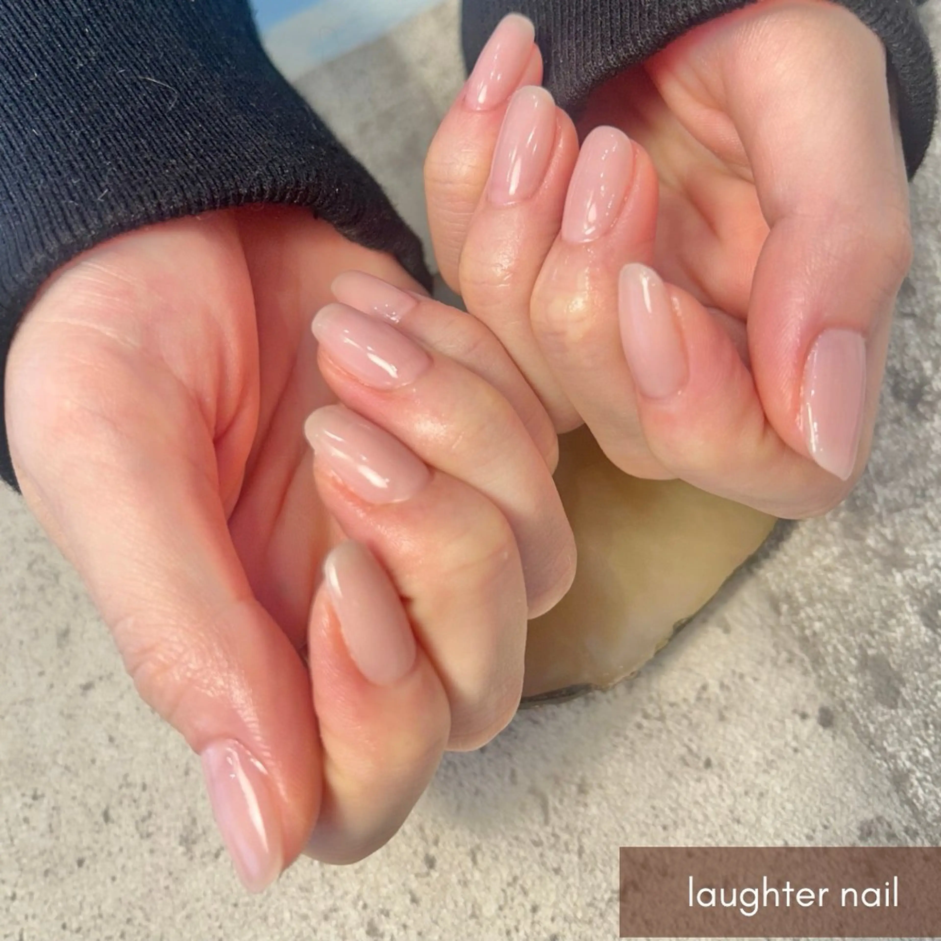 ネイル アートネイル ジェルネイル ワンカラーネイル シンプルネイル ハンドネイル laughter nailのネイルデザイン