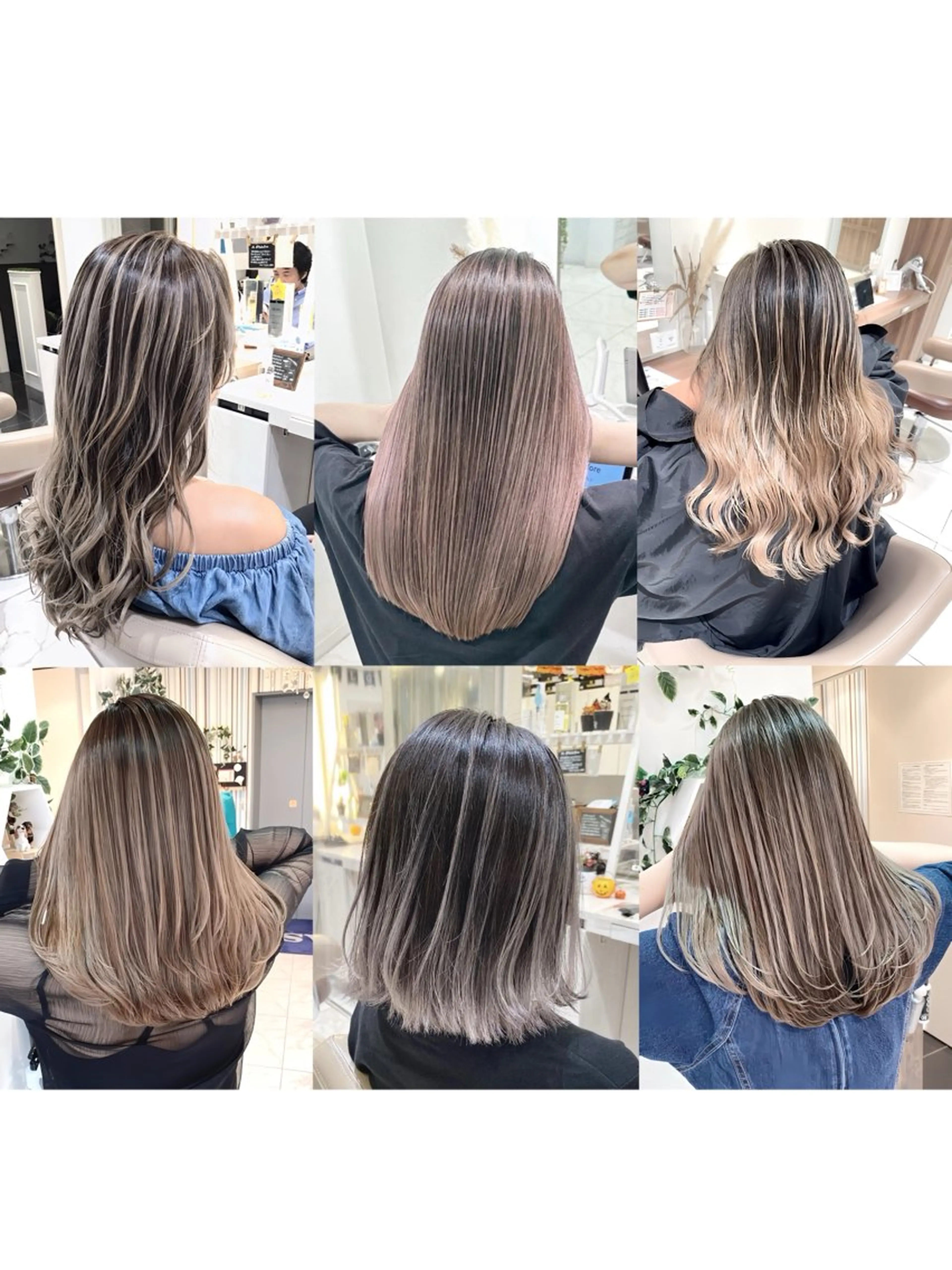 【メンテナンス専用✨】バレイヤージュオンカラー＋髪質改善トリートメント《ブリーチ無し》の写真