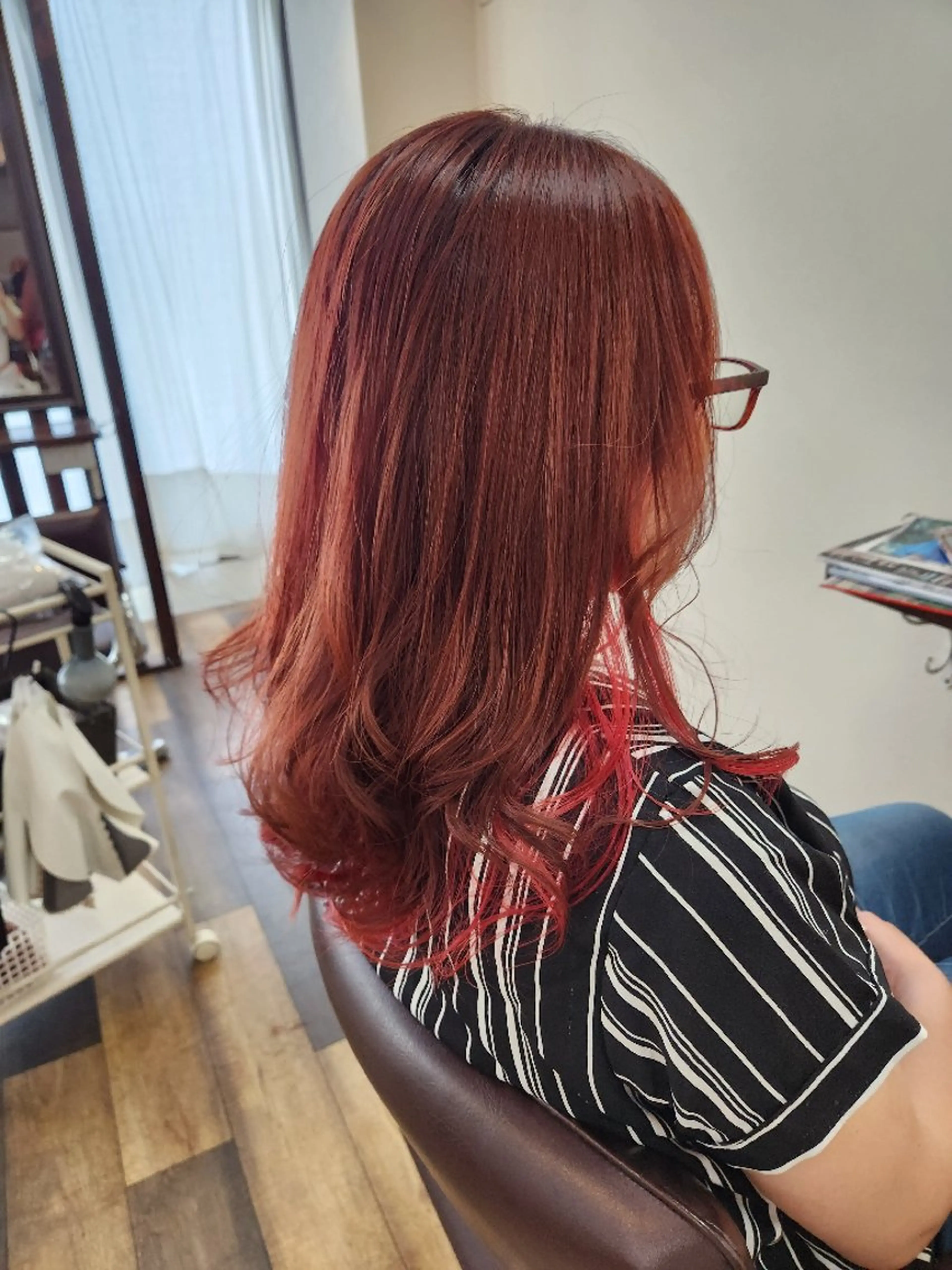 ロング 龍 悠紀のヘアスタイル