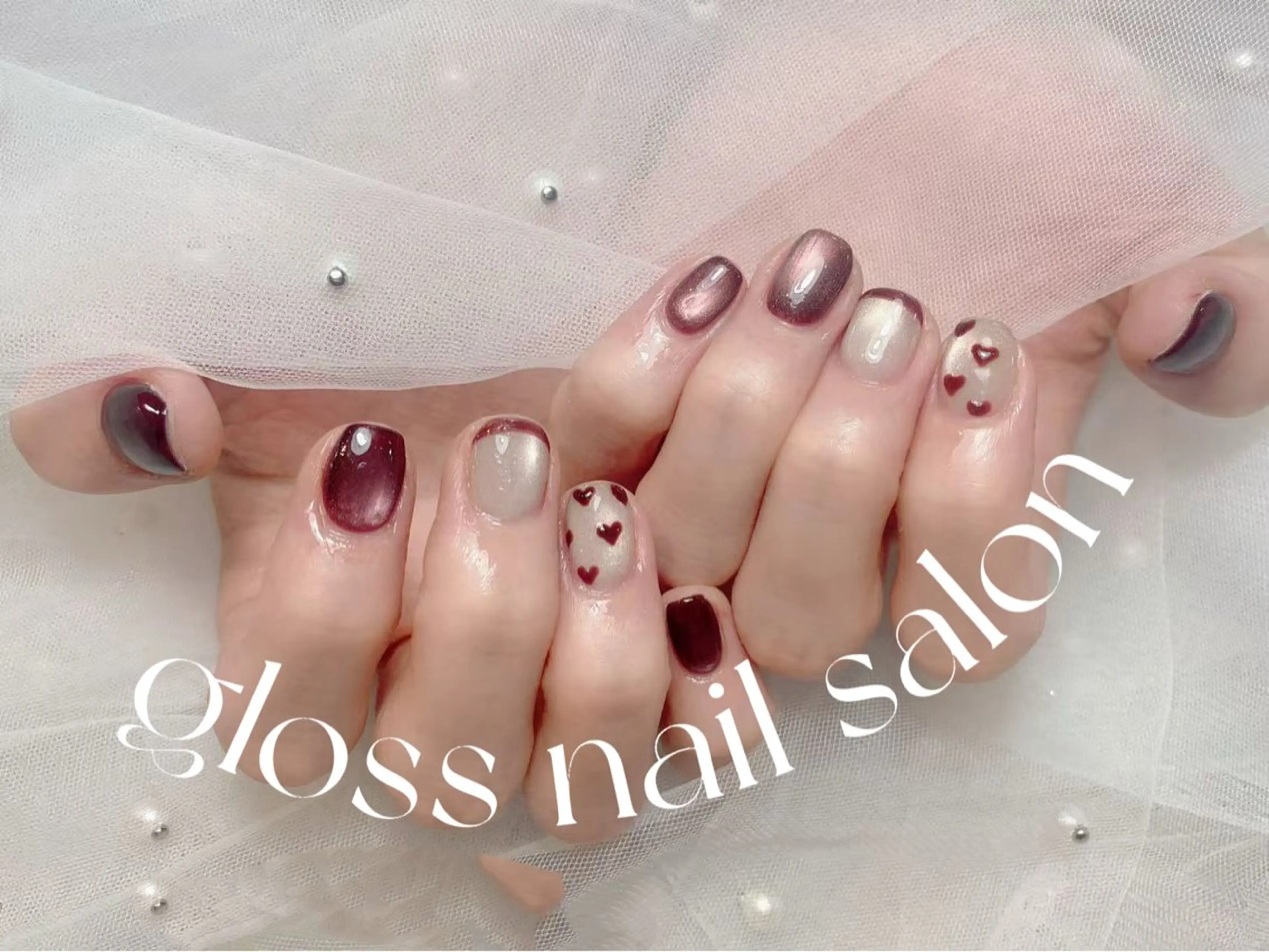 ネイル miho🍎 Gloss nailのネイルデザイン