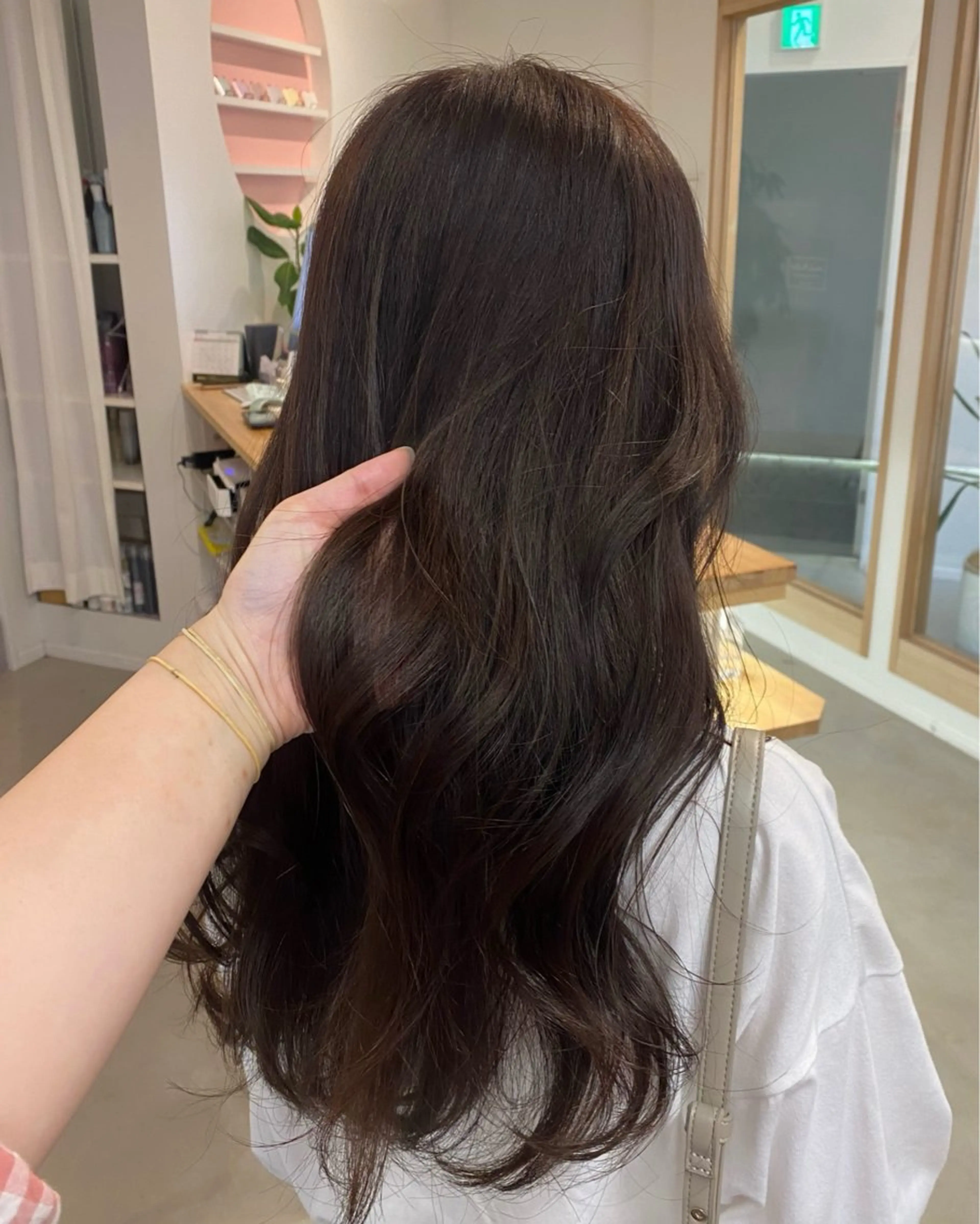 ロング カット ヘアカラー トリートメント sanae /透明感カラーのヘアスタイル