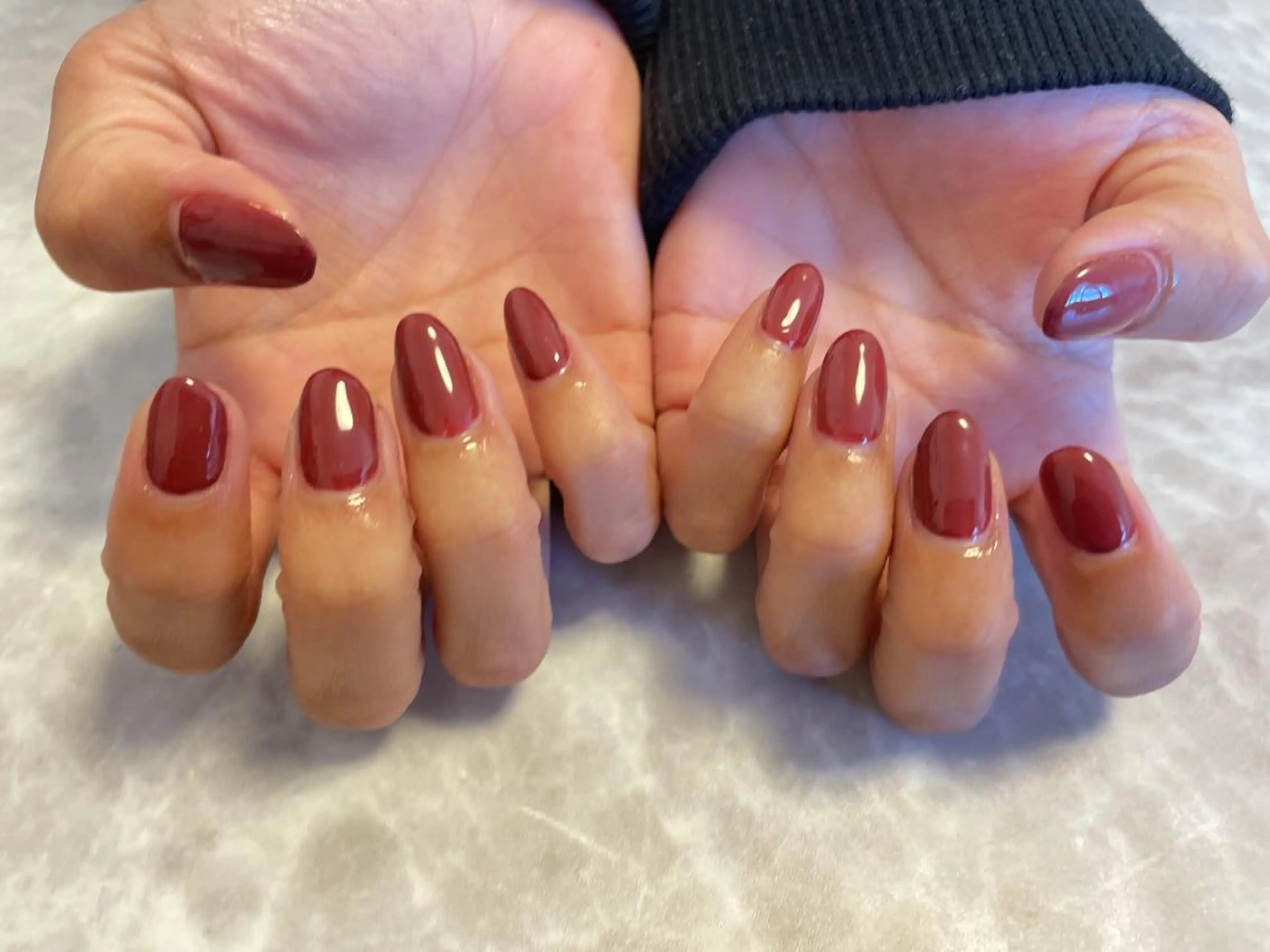 ネイル ワンカラーネイル Betty❤︎ ネイル＆よもぎ蒸しのネイルデザイン