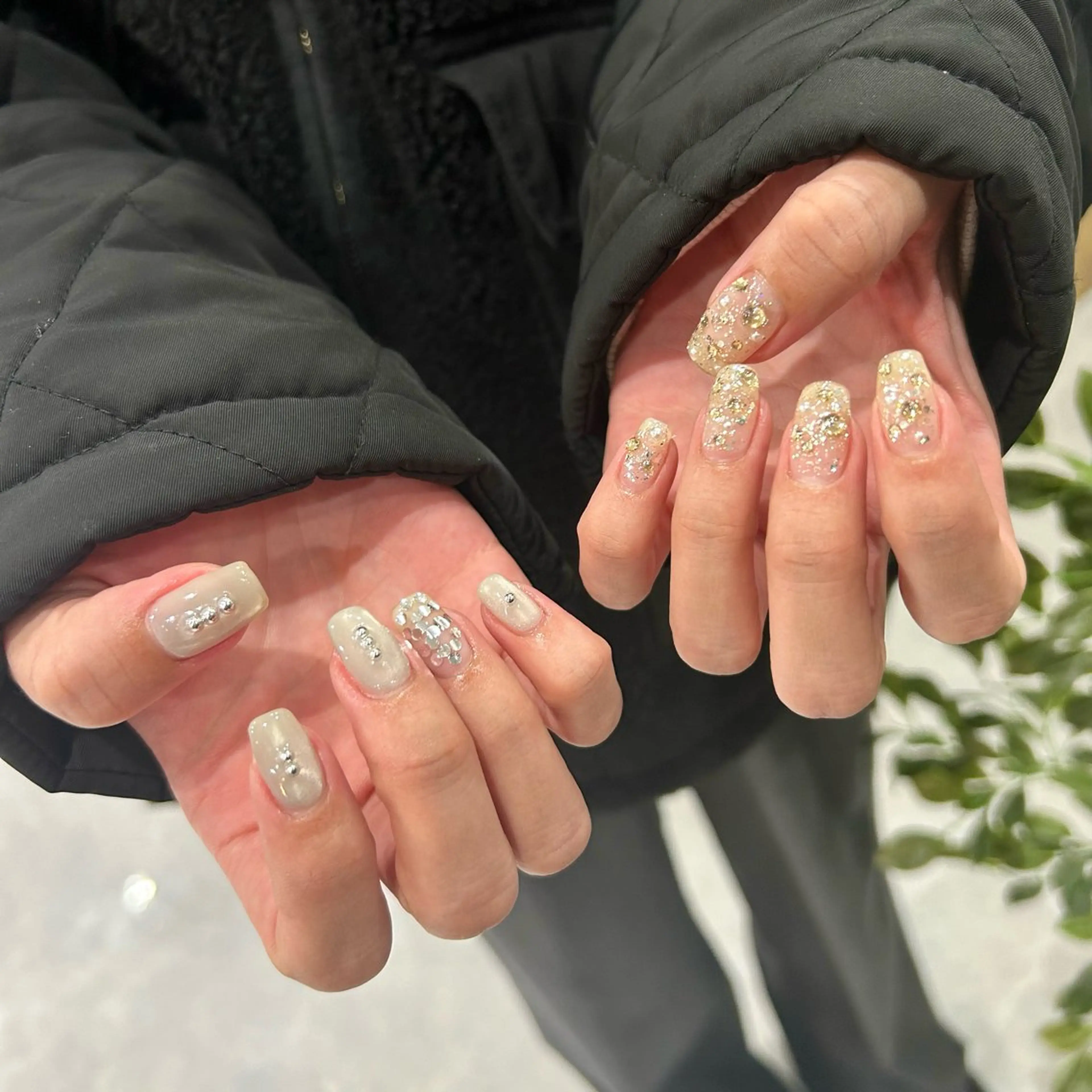 ネイル おそろいネイル ハンドネイル RYO ／Amourのネイルデザイン