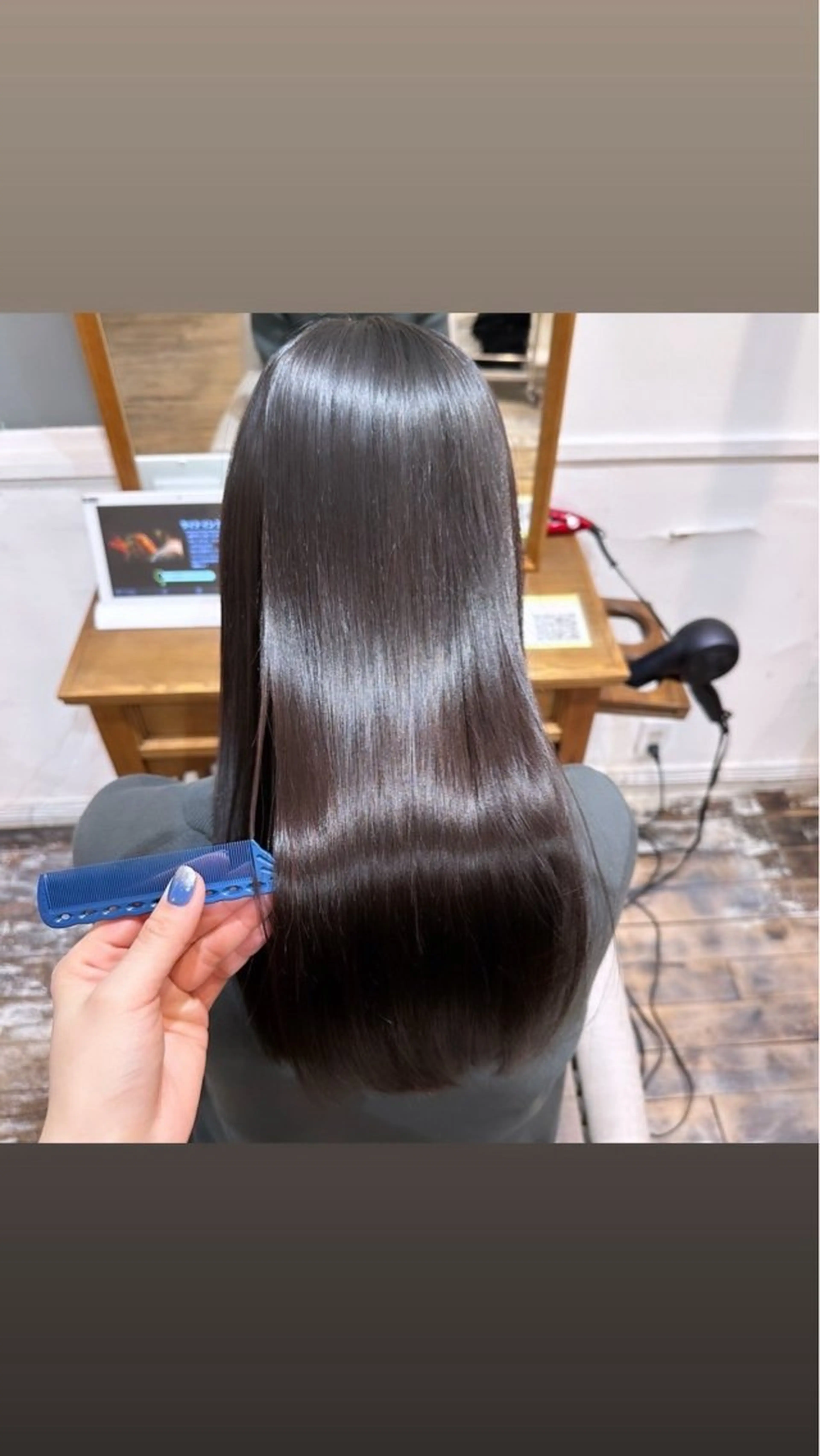 ロング 髪質改善 小林 莉菜のヘアスタイル