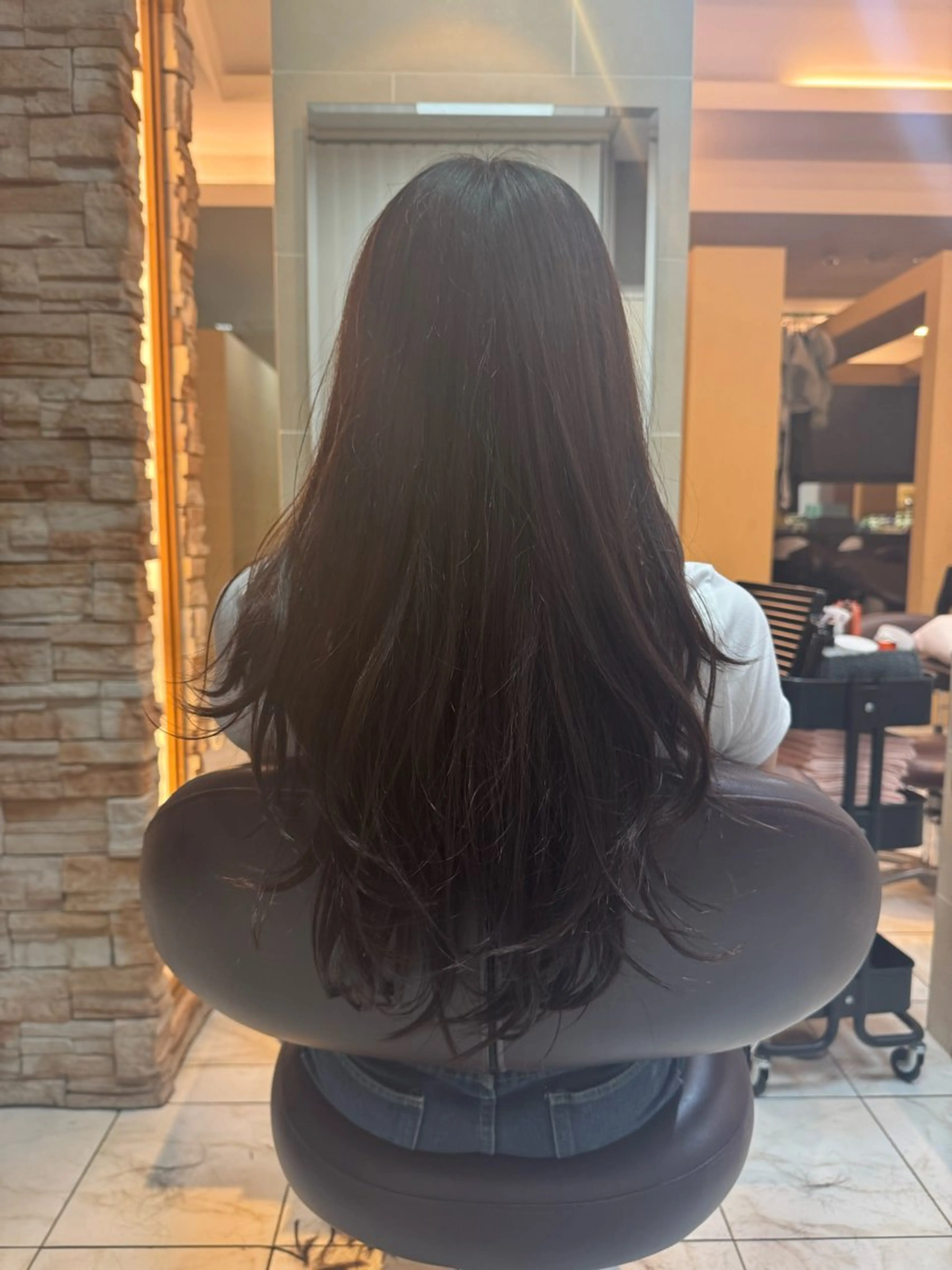 ロング 皆川 優奈のヘアスタイル