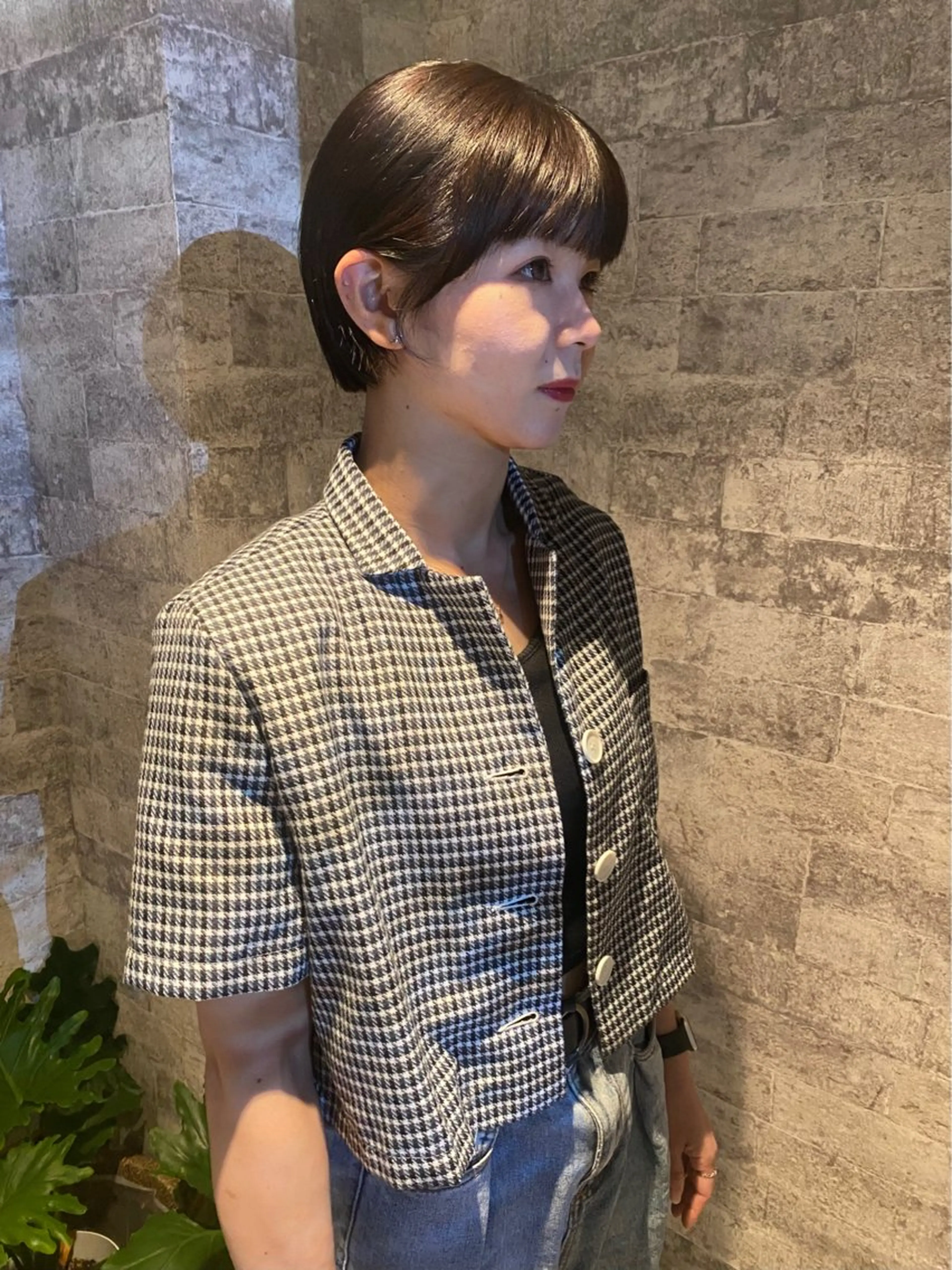 ショート カラー パーマ 透明感カラー カット ヘアカラー 縮毛矯正 トリートメント mai / linoah˚✧のヘアスタイル