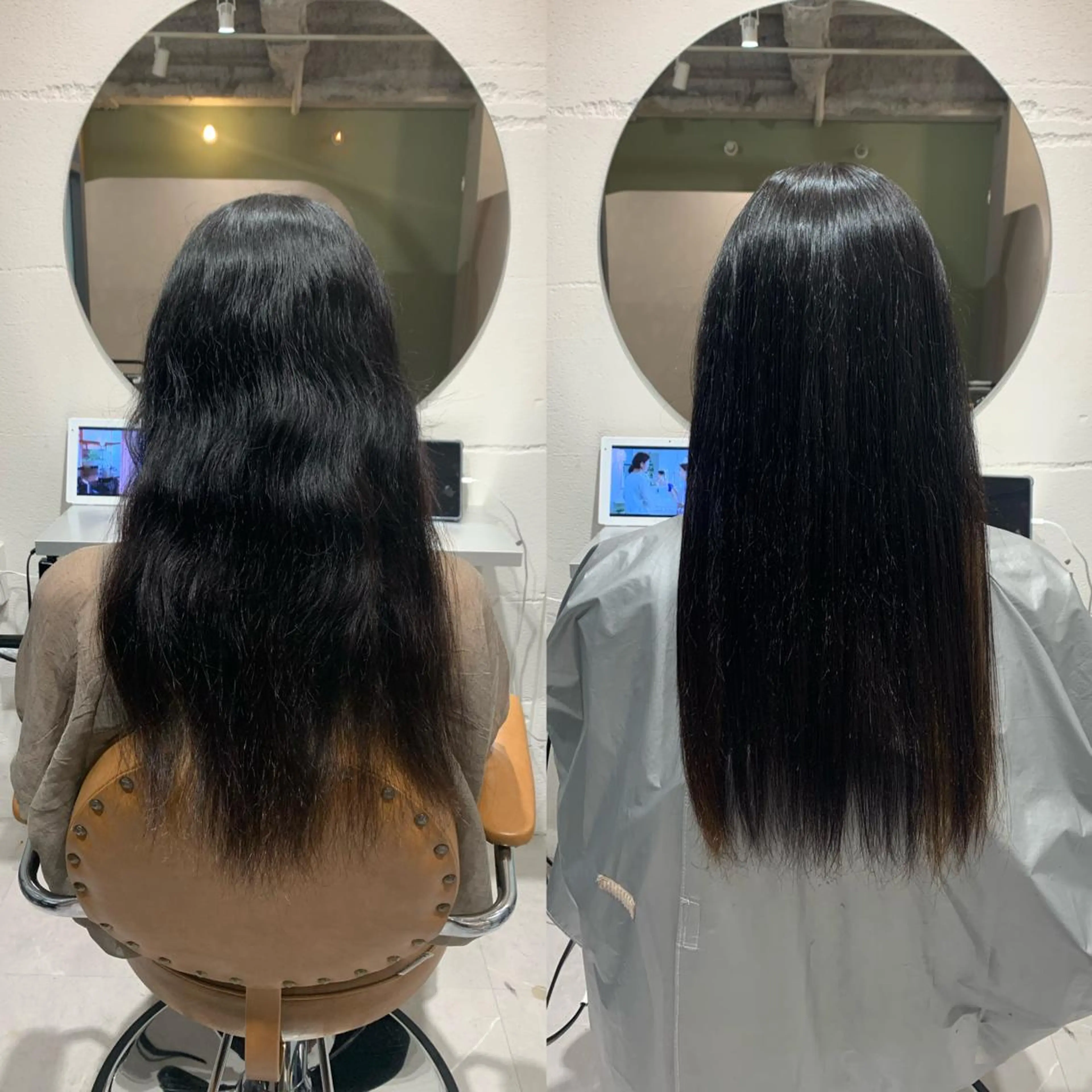 ロング 縮毛矯正 Comado所属・中沢梨々花 🎀透明感カラーのヘアスタイル