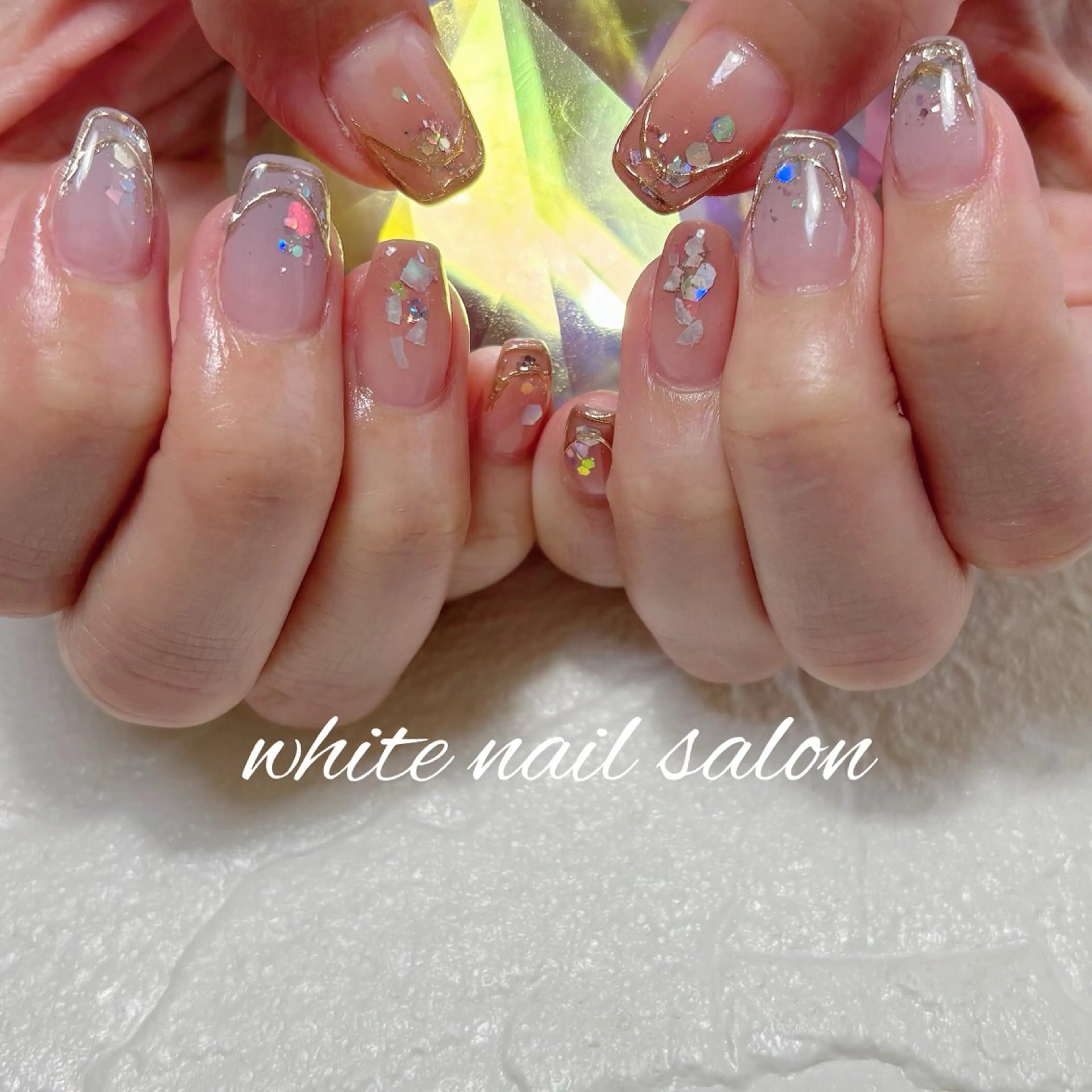 ネイル フットネイル ハンドネイル white nail salonのネイルデザイン