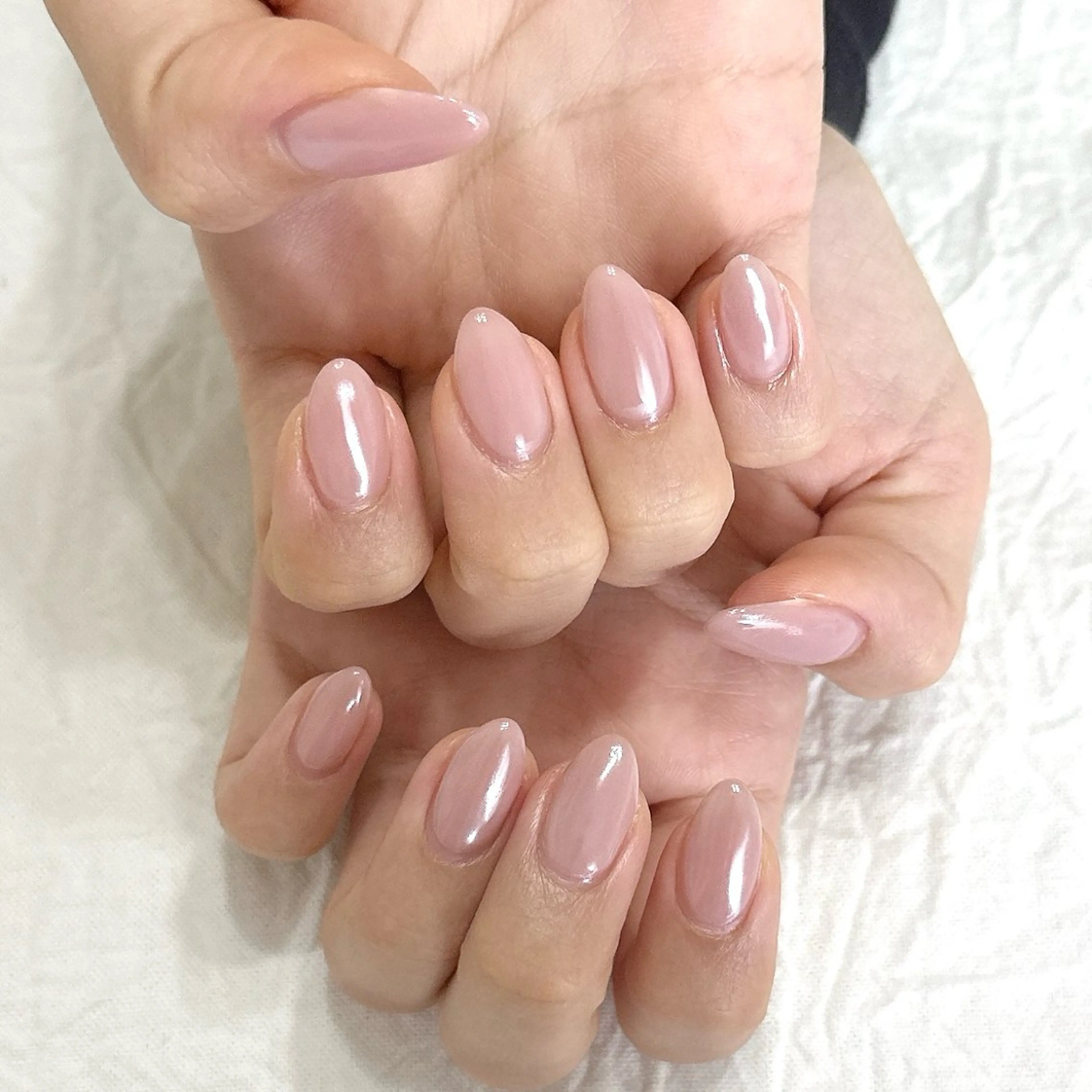 ネイル ピンク シンプルネイル ハンドネイル peaberry nailのネイルデザイン