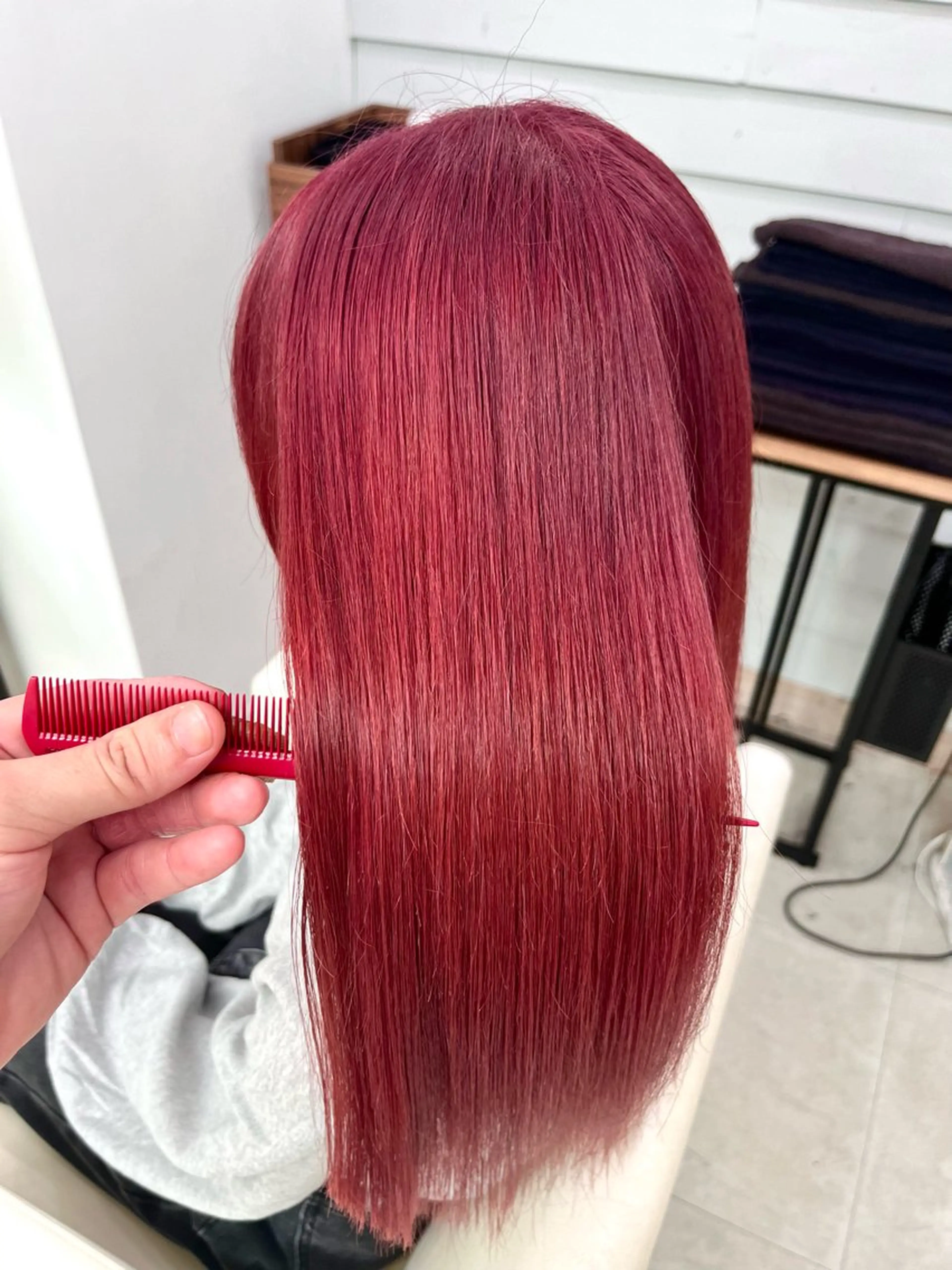 ミディアム カラー ヘアカラー トリートメント メンズパーマ ヘアカラー大成のヘアスタイル