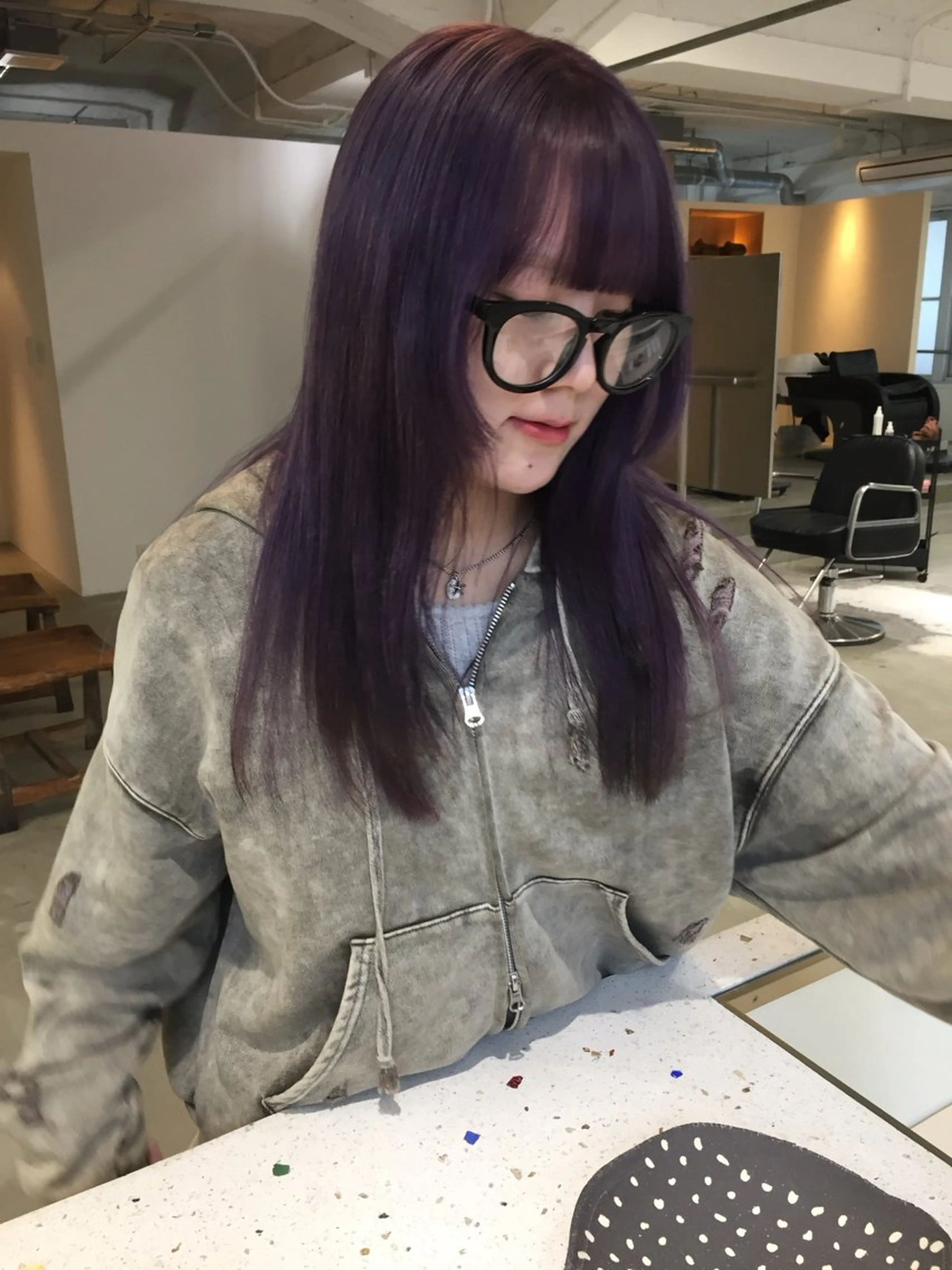 ロング Taat.所属・松林 芽依のヘアスタイル