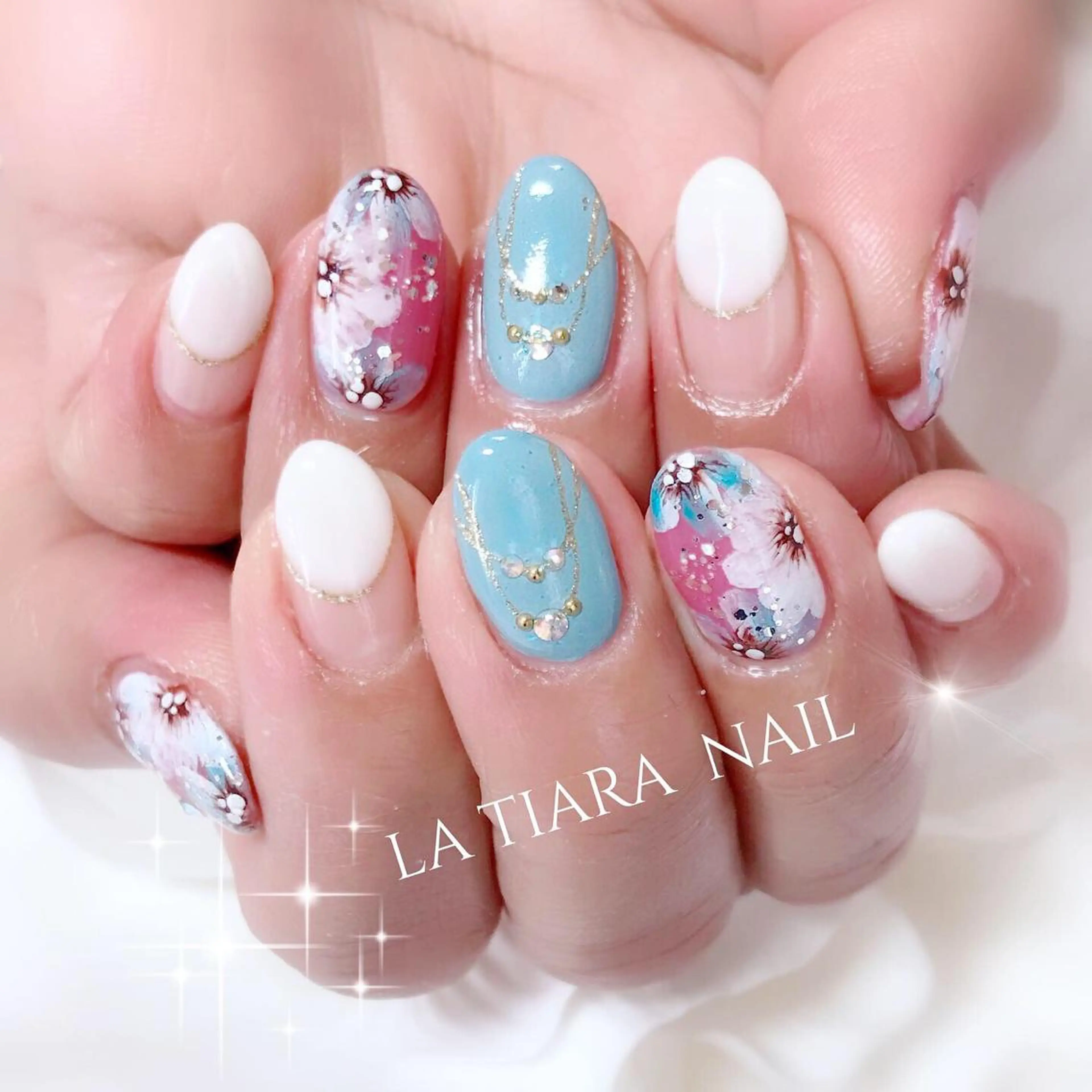 ネイル Blue bird  nailのネイルデザイン