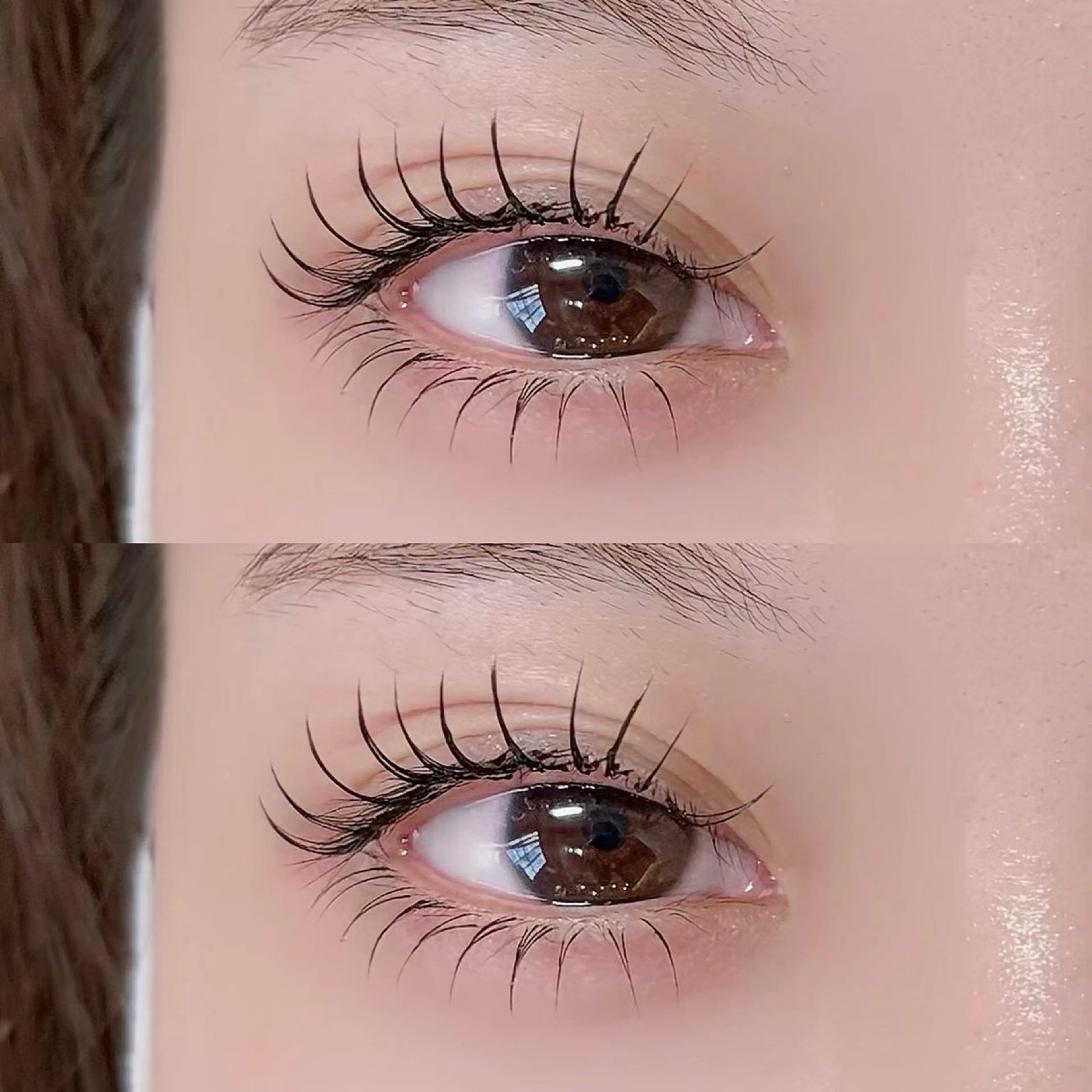 上下まつ毛パーマの写真