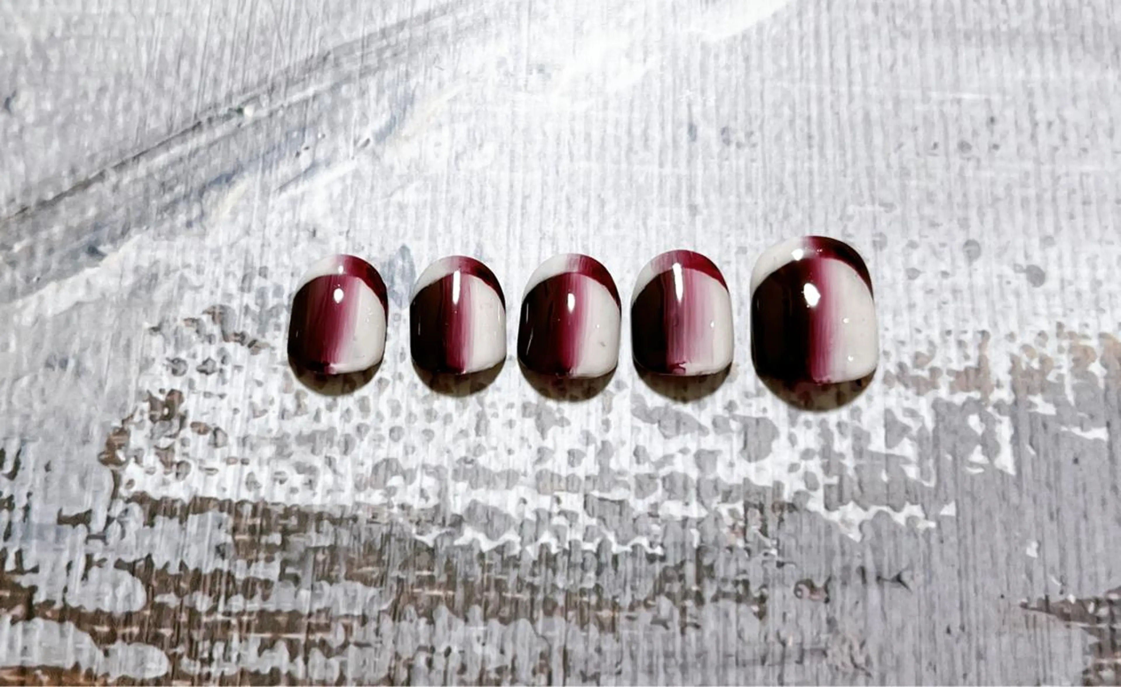 ネイル フレンチネイル オンブレフレンチ ハンドネイル nailworks mのネイルデザイン