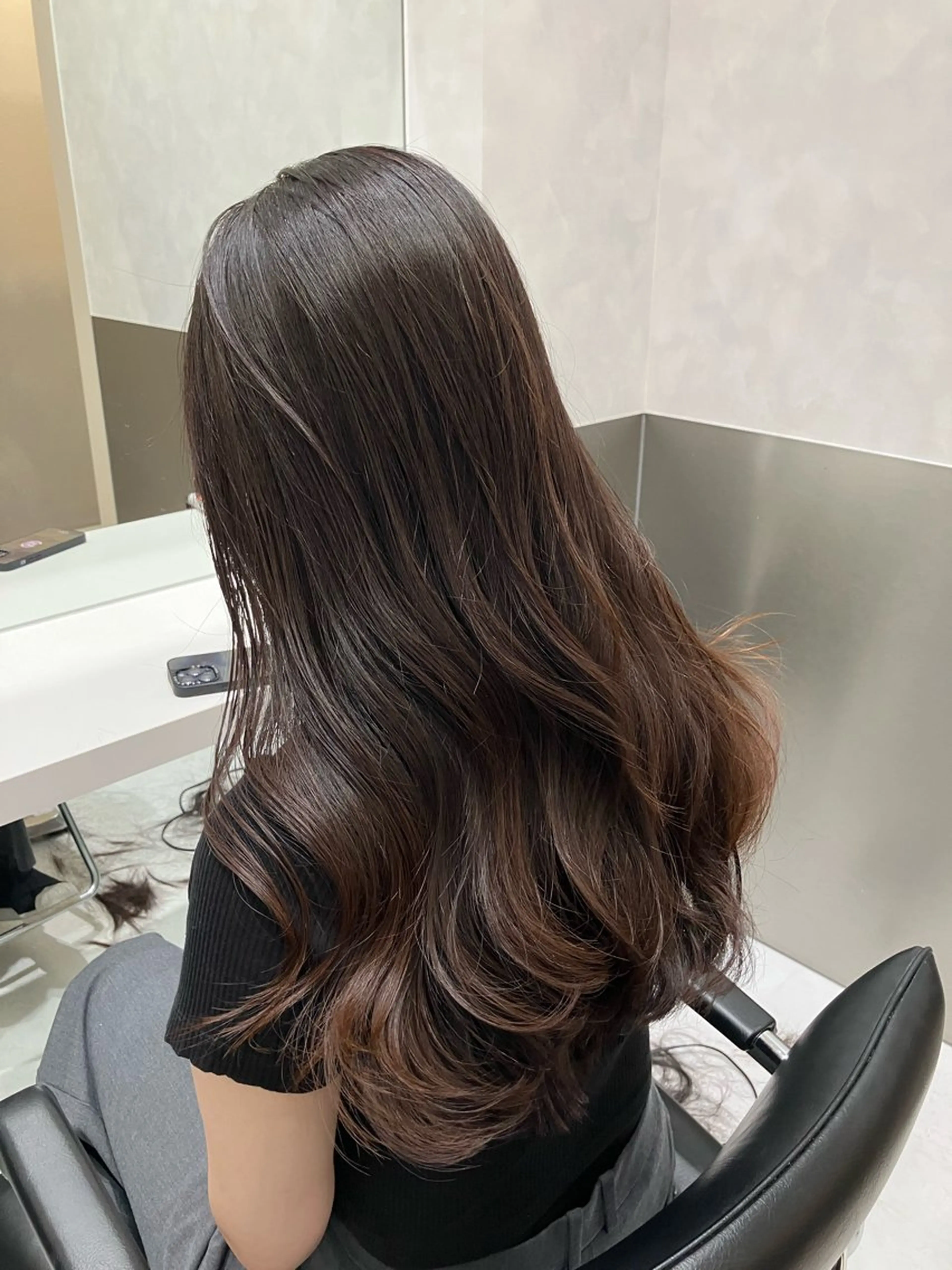 ロング カット トリートメント 💖ブリーチなし透明 感💖ASAHIのヘアスタイル