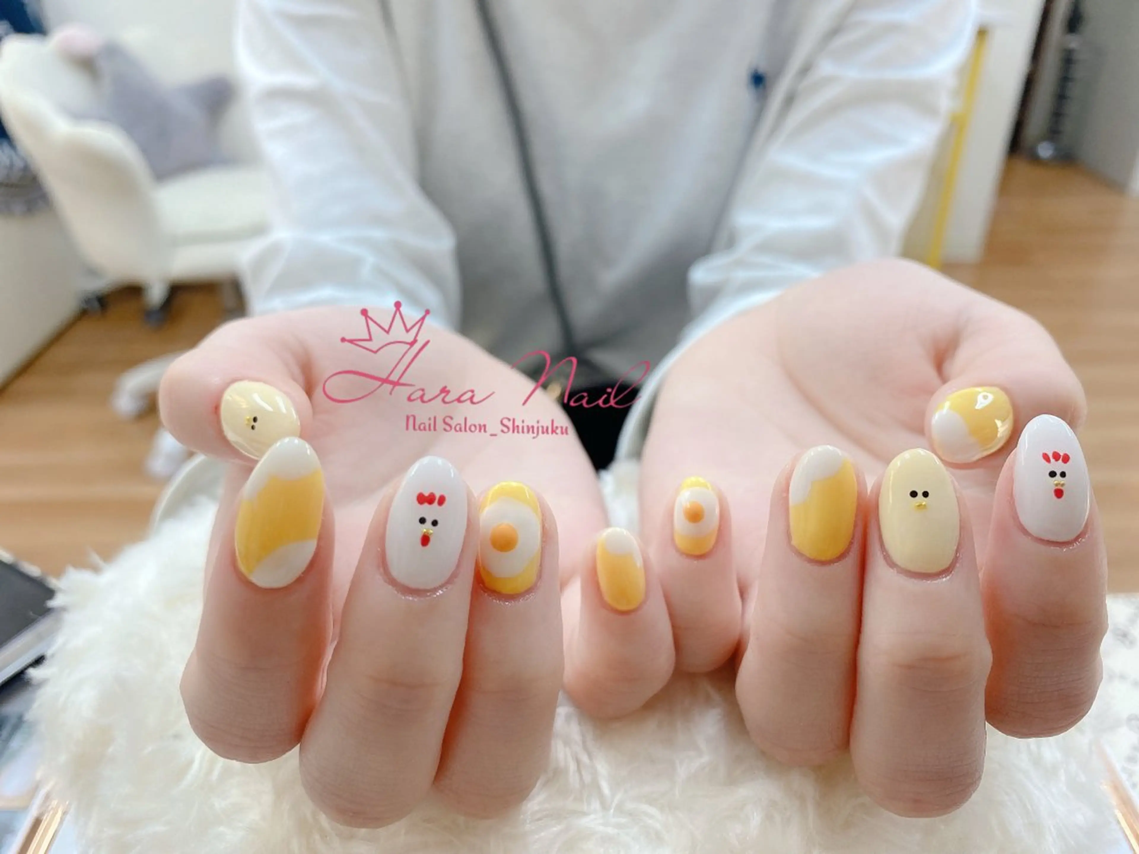 ネイル ジェルネイル 持ち込み パラジェル ハンドネイル ハンドケア Hara Nail 【パラジェル使用】のネイルデザイン