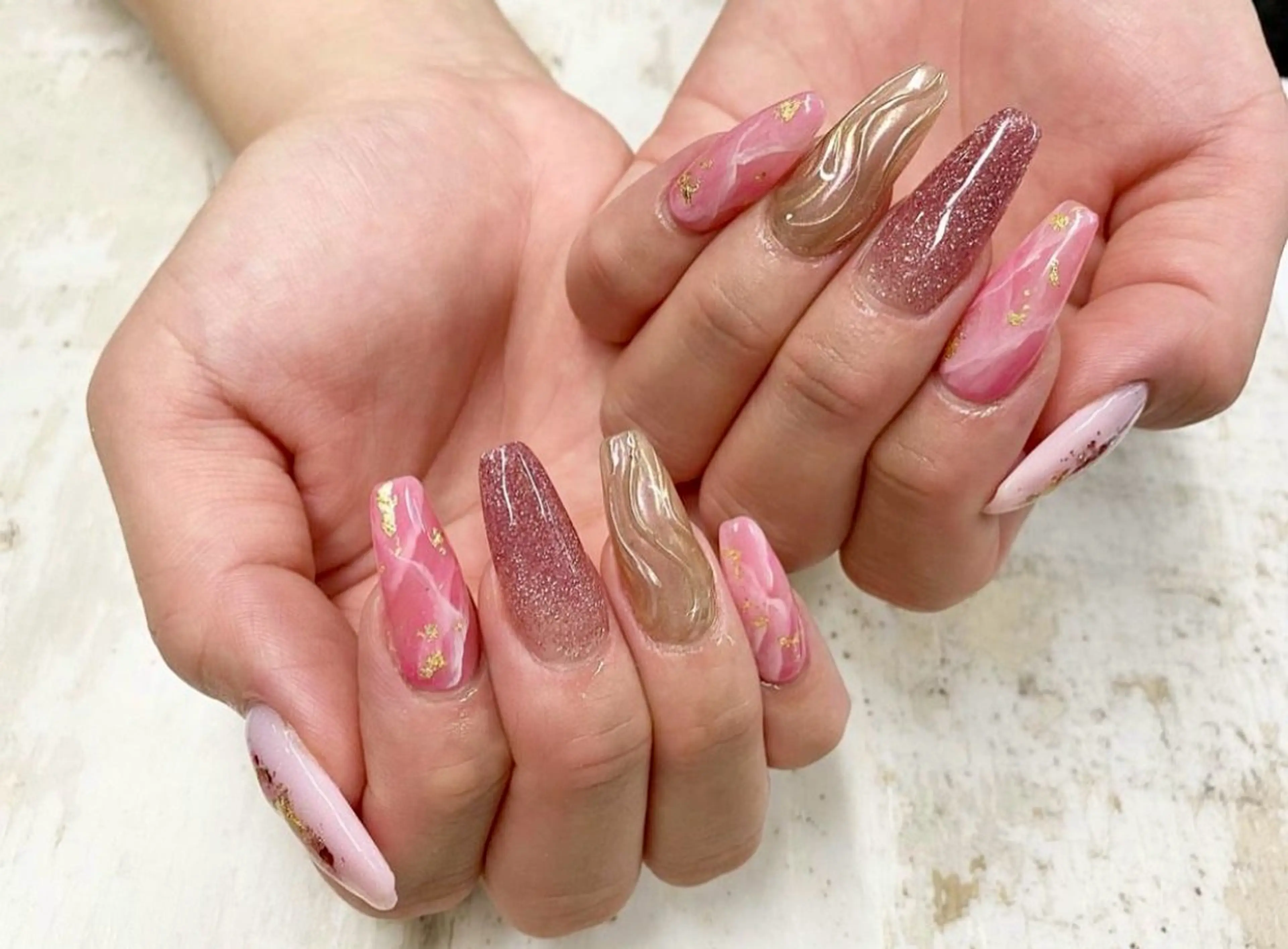 ネイル ハンドネイル 山﨑 葉月のネイルデザイン