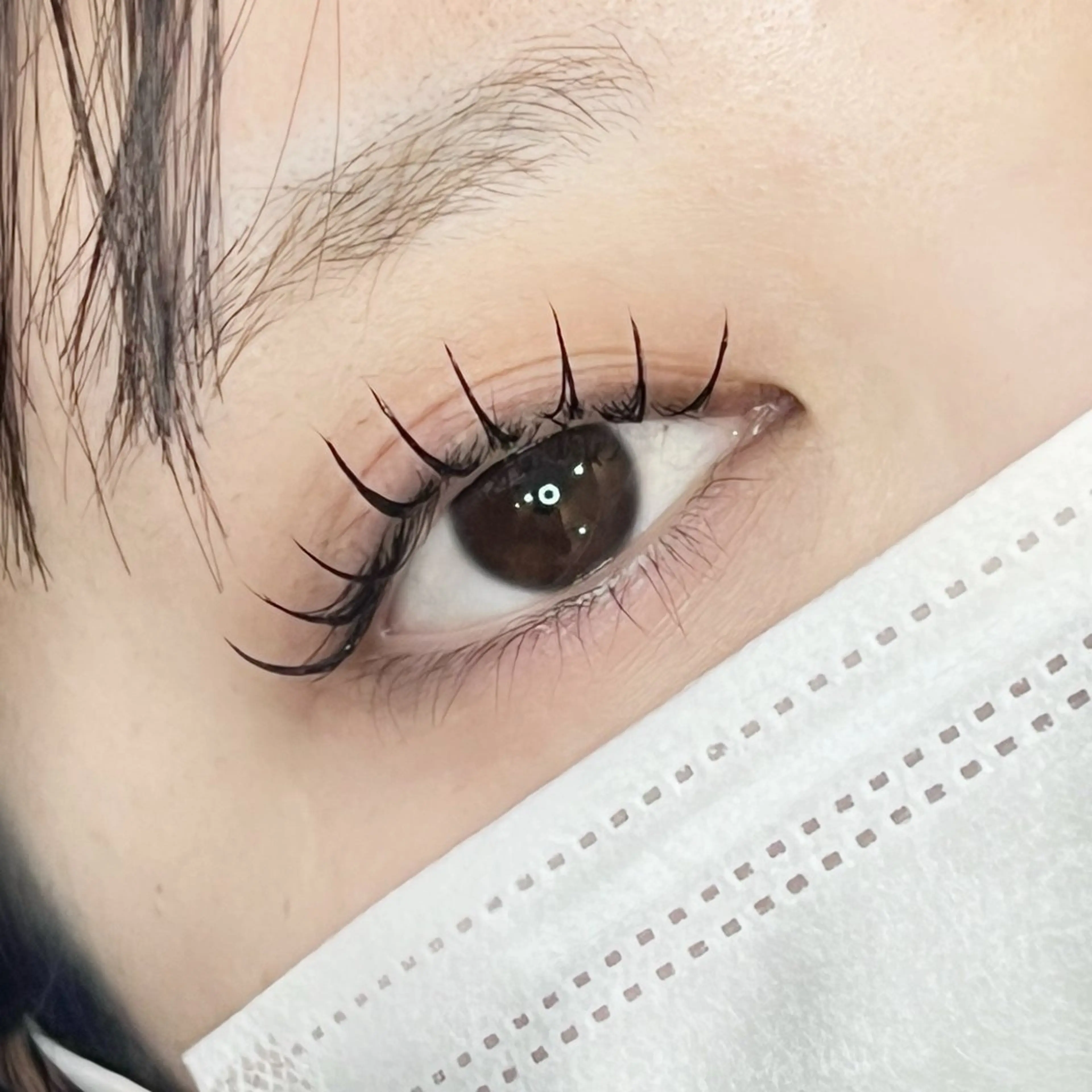 マツエク・マツパ フラットラッシュ Olivia なつみのマツエク・マツパデザイン