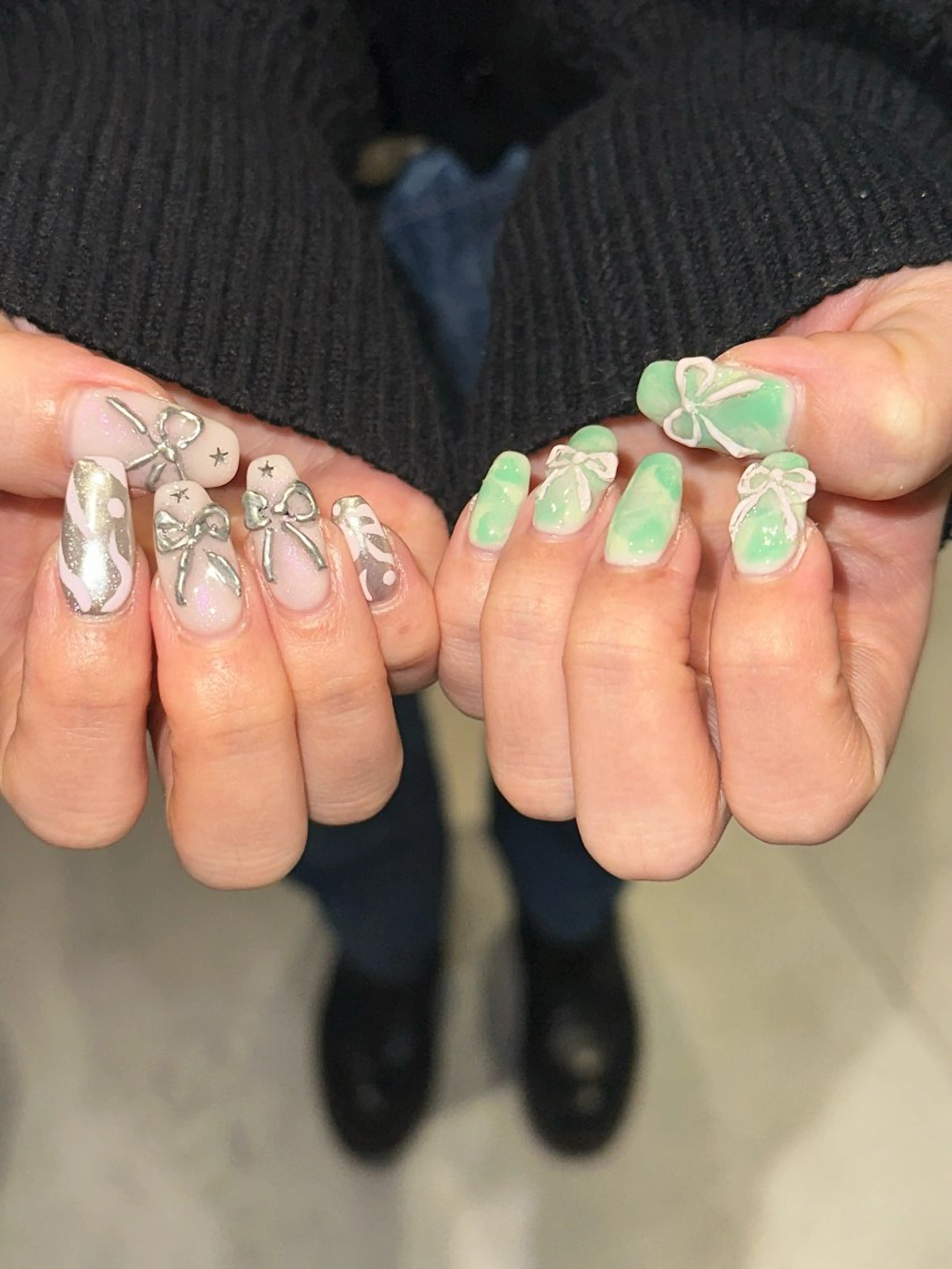 ネイル ハイトーン特化 pepe🎀のヘアスタイル