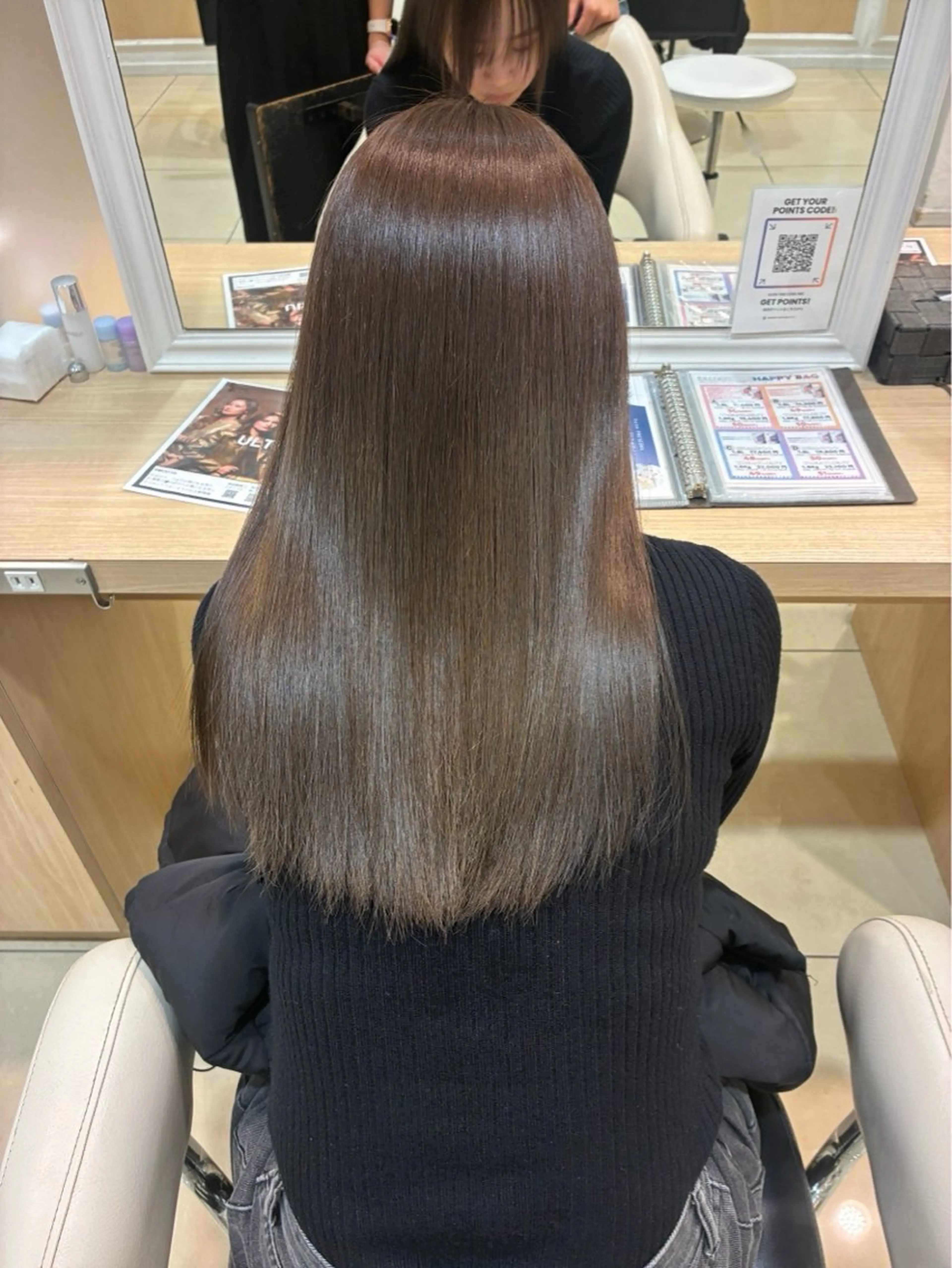セミロング カラー ベージュカラー オリーブベージュ ヘアカラー 🫧Ash中目黒 Kotoka🫧のヘアスタイル