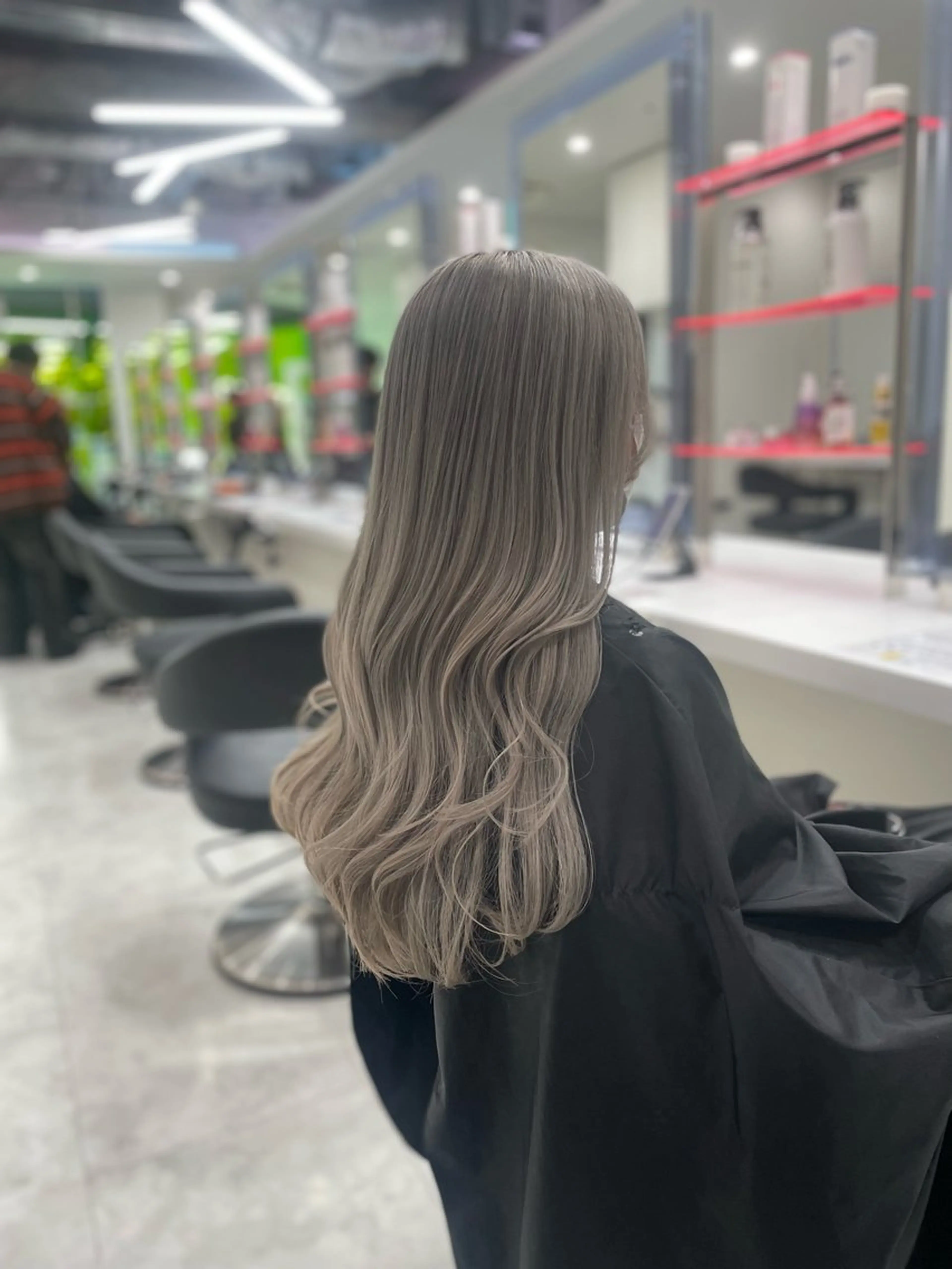 ロング カラー 大人っぽ韓国ヘア 寒色💙yuma💙のヘアスタイル