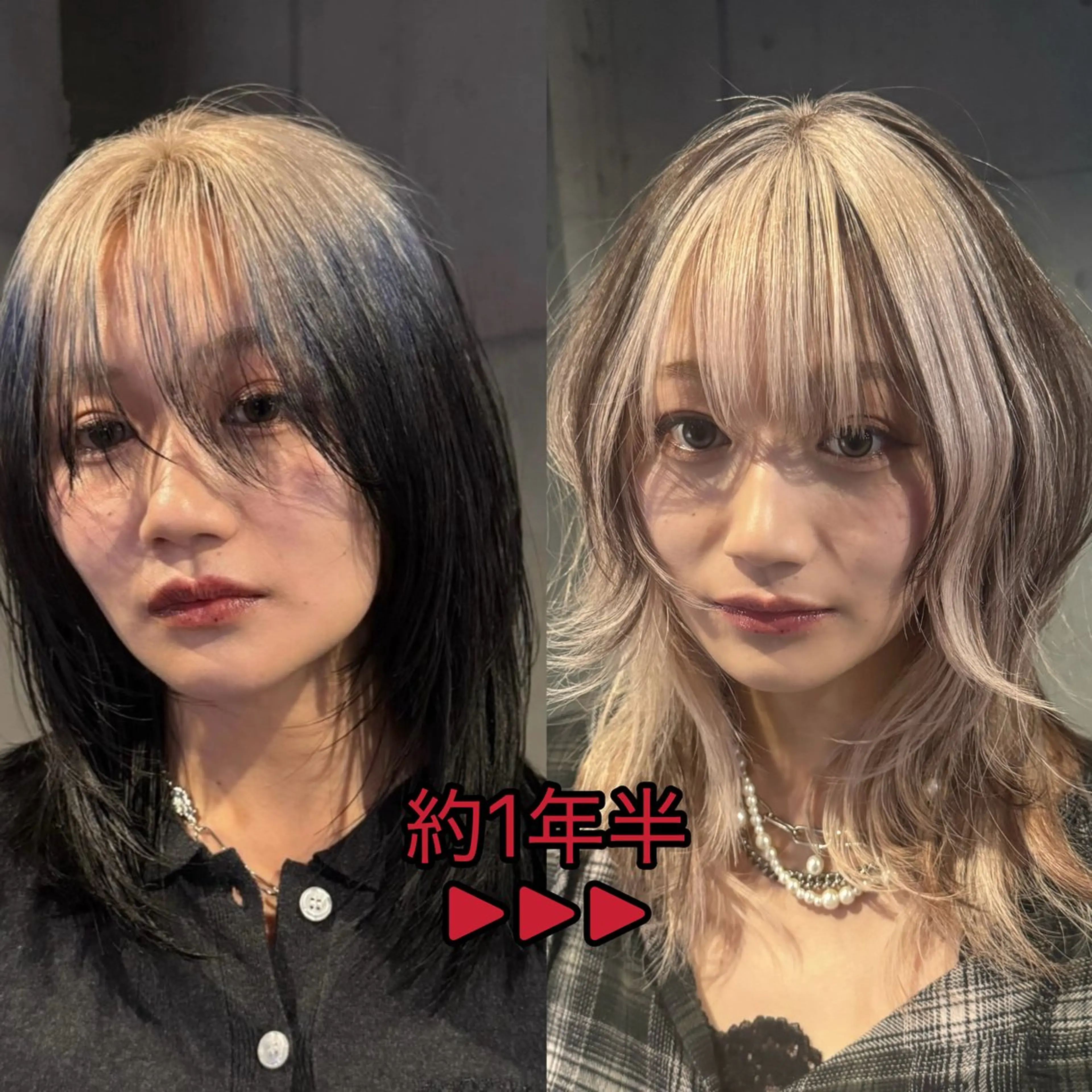 ロング カラー カット ヘアカラー だいち/ブリーチ/ レイヤーカットのヘアスタイル