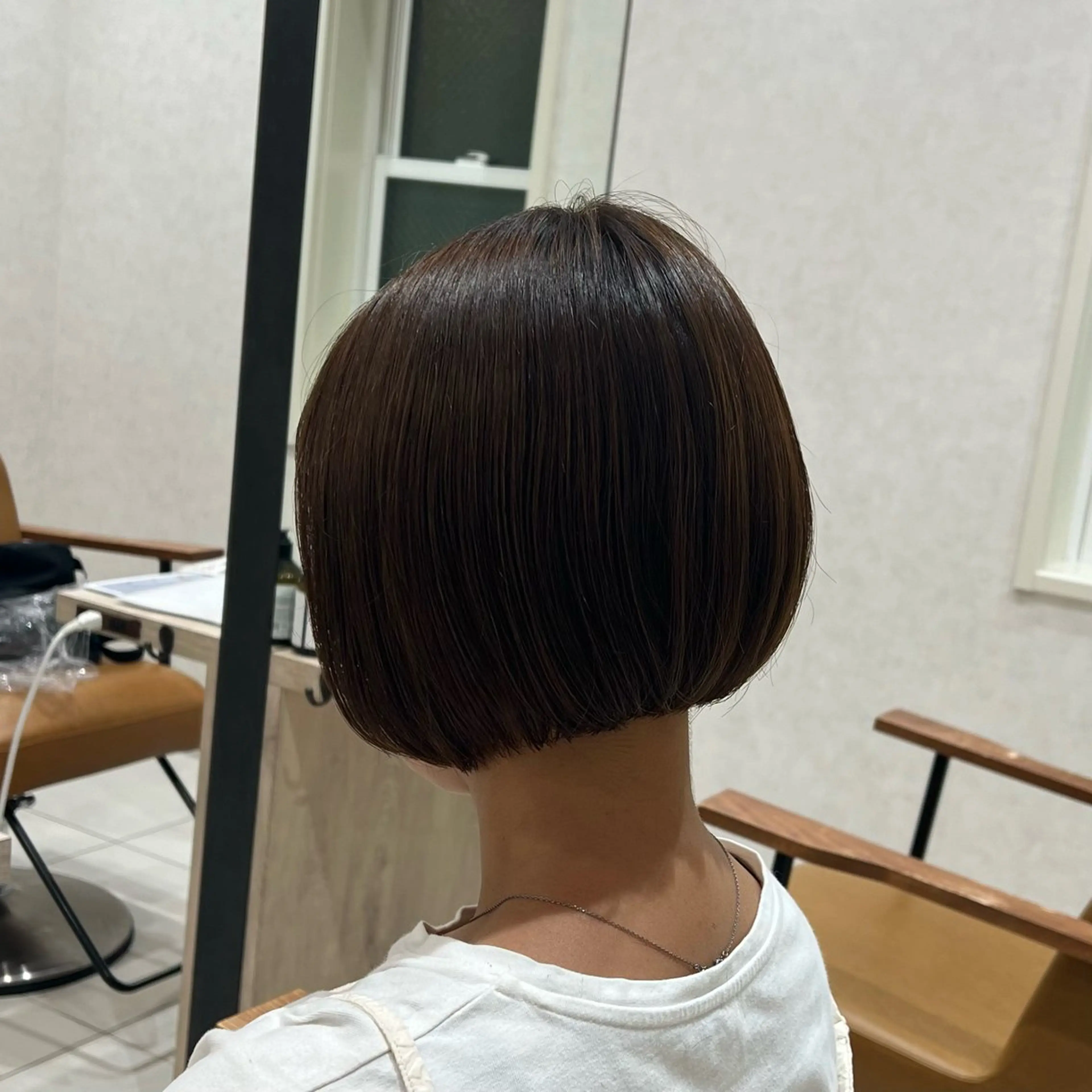 ショート ボブ メンズ特化フェザー パーマ🚗タケシのヘアスタイル