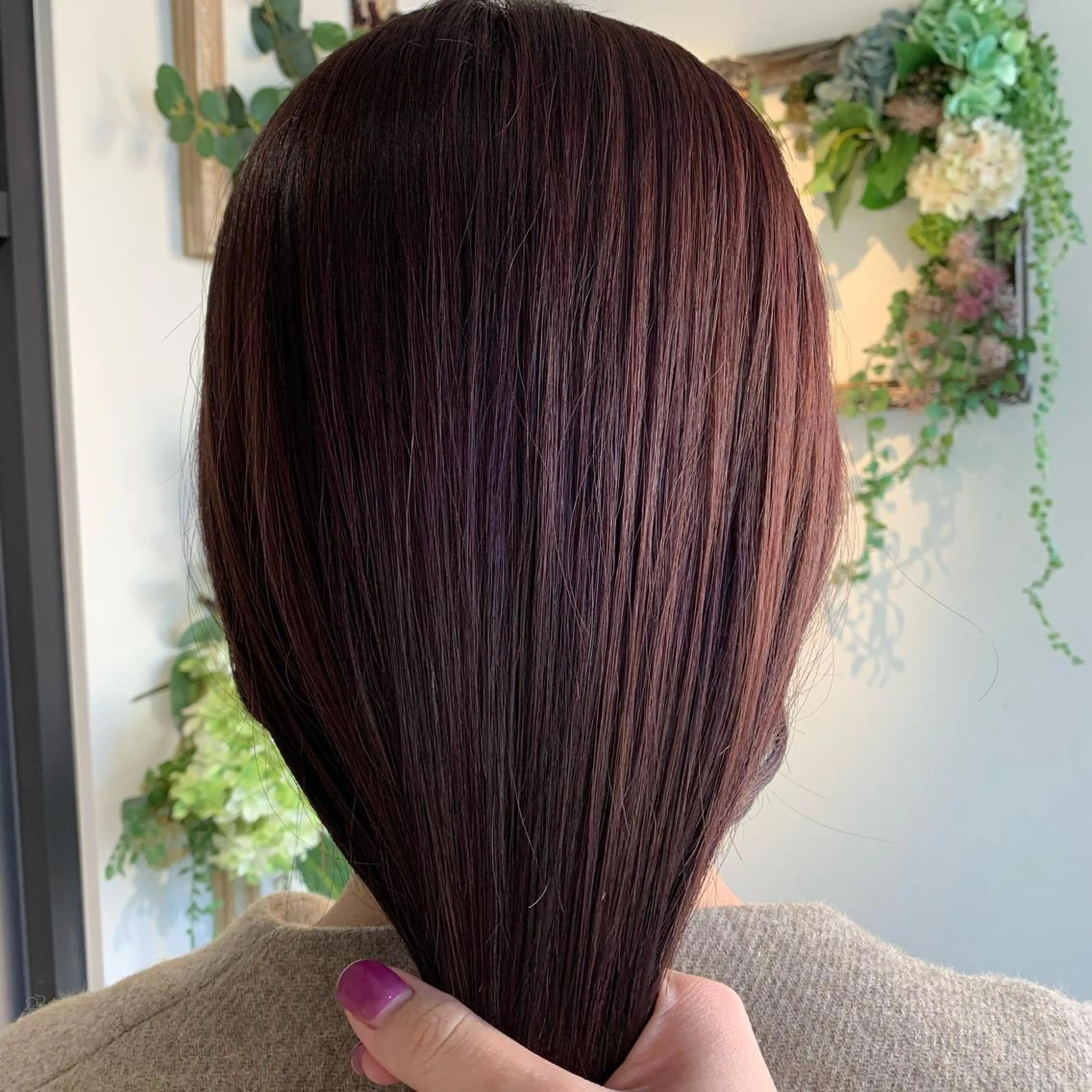 ロング カラー ヘアアレンジ ヘアカラー トリートメント ✨艶カラー/韓国ヘア ✨momoriのヘアスタイル