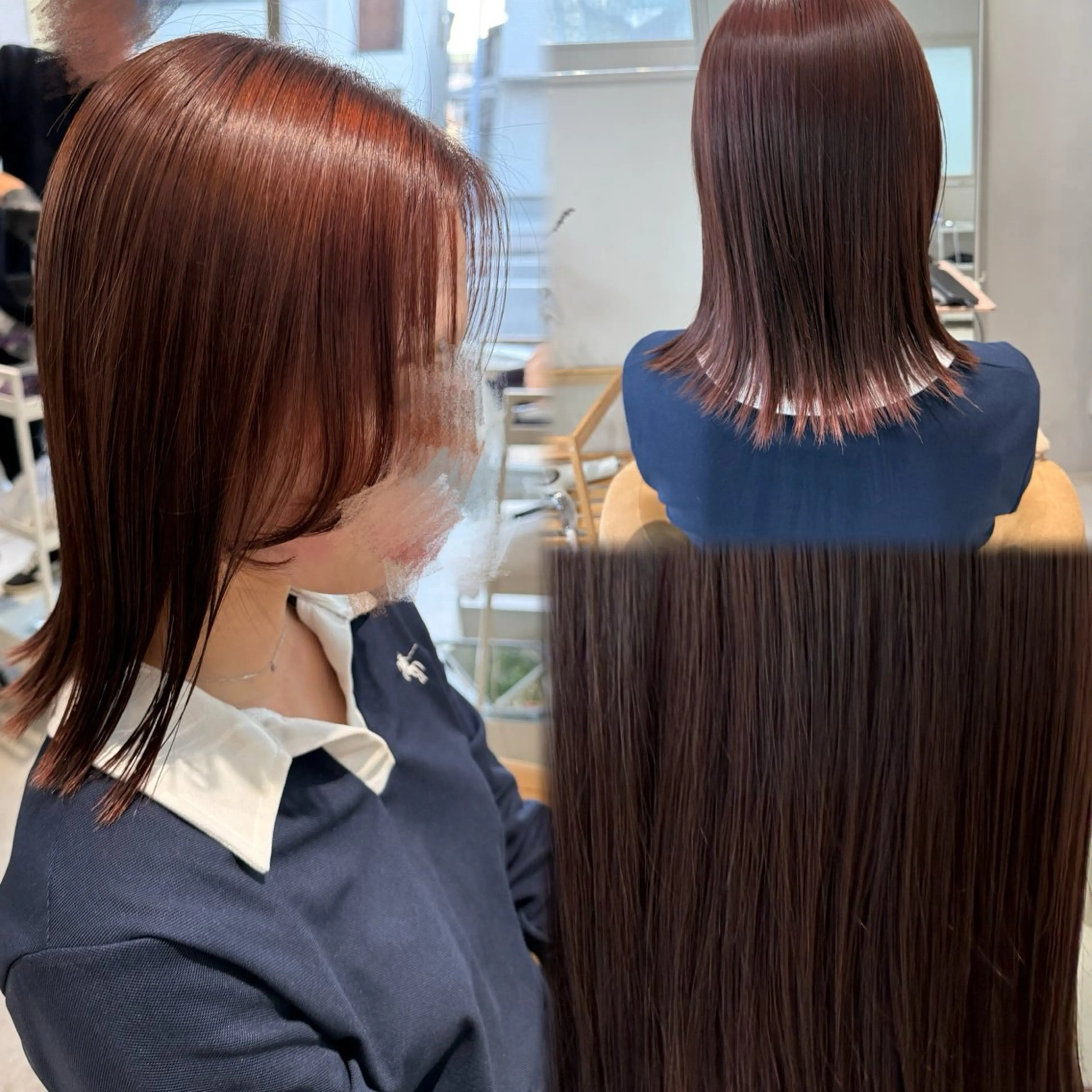 セミロング カラー ヘアカラー 🌷花屋併設サロン 荘司まゆり🌷のヘアスタイル