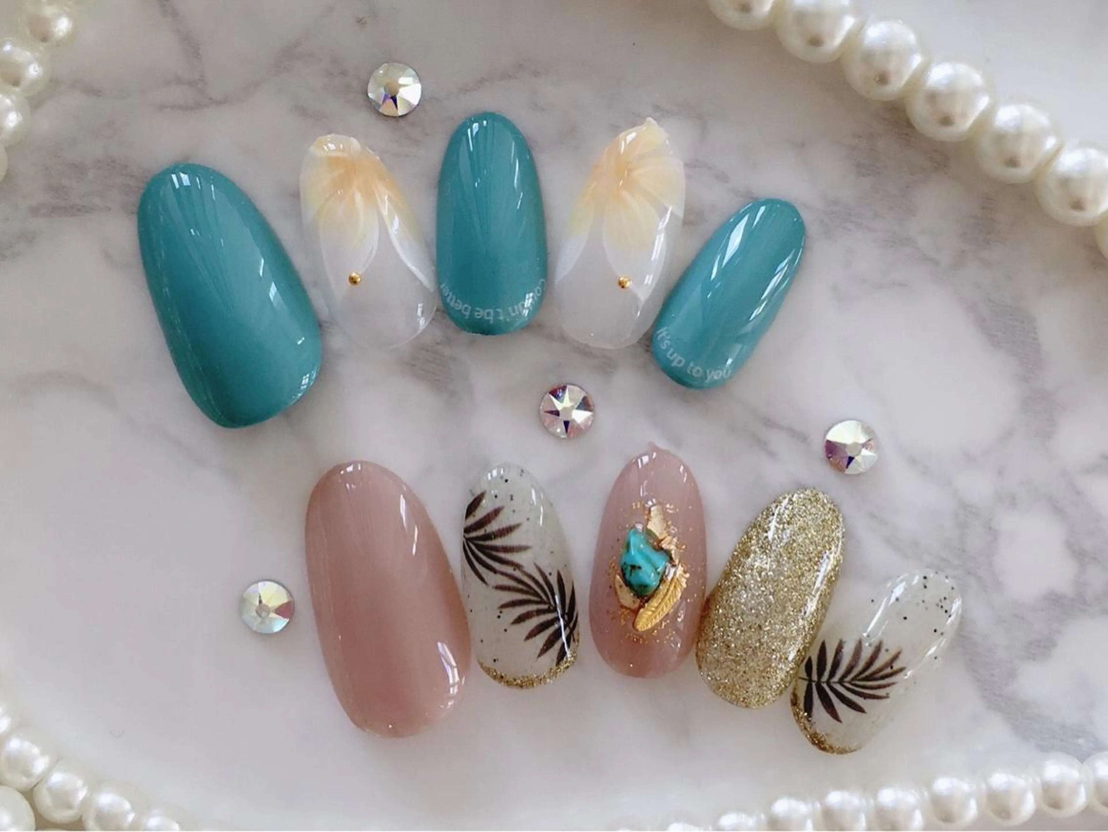 ネイル アートネイル シンプルネイル HALU ハルのネイルデザイン