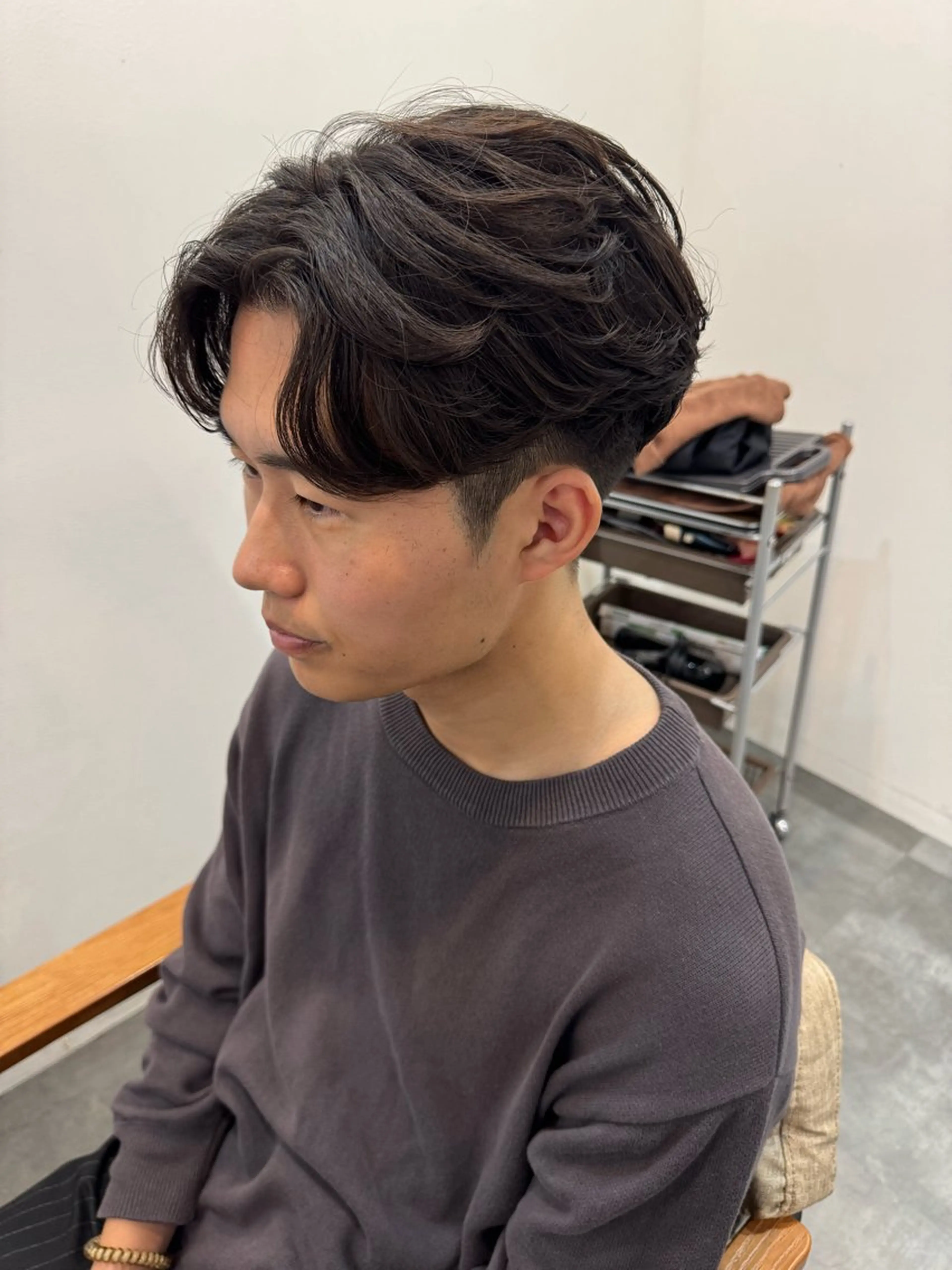 ショート パーマ ヘアアレンジ メンズ カット パーマ ヘアセット 🔥メンズ特化🔥 木村 祐太のヘアスタイル