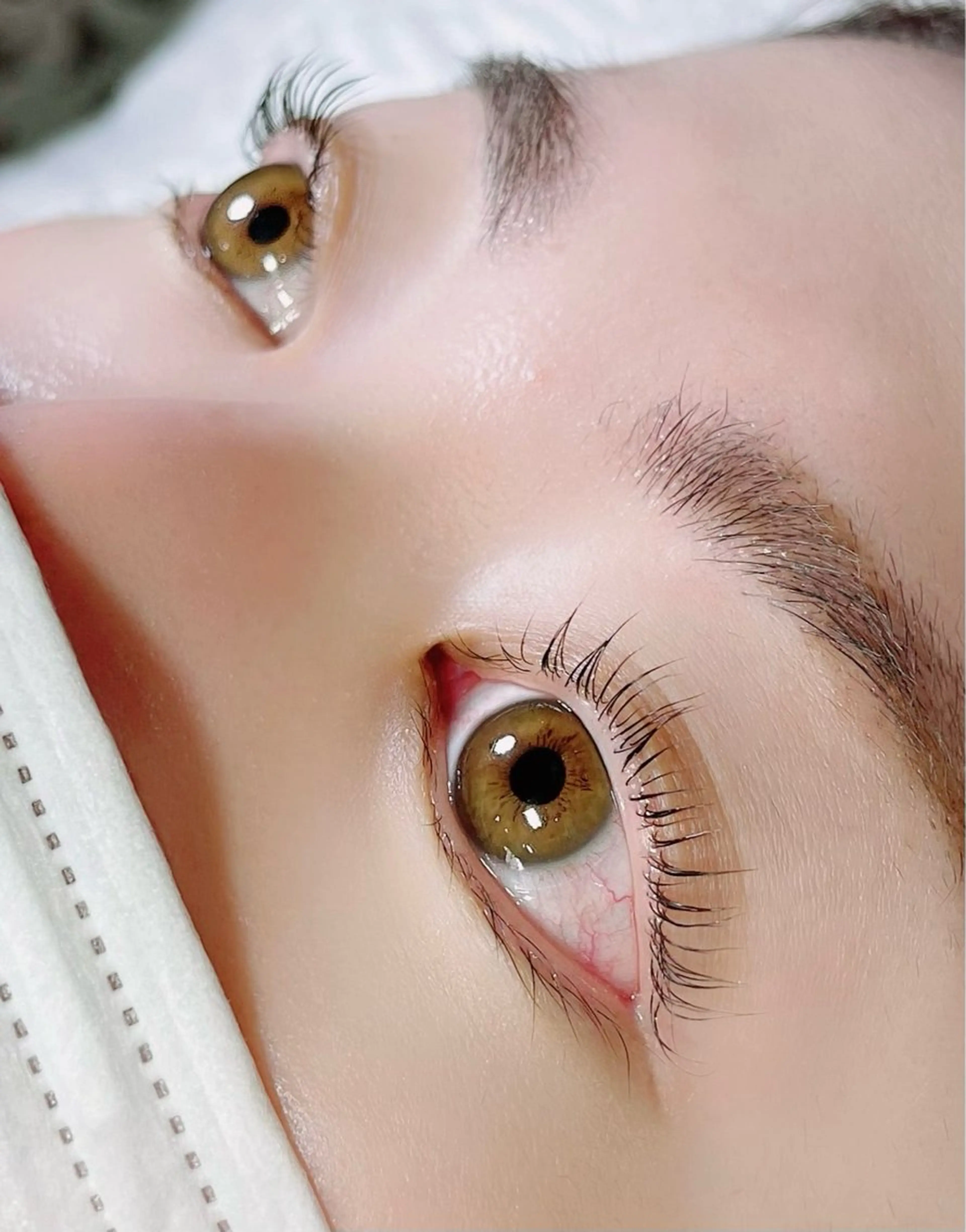 マツエク・マツパ フラットラッシュ ナチュラル パリジェンヌラッシュリフト 一重×まつ毛パーマ ボリュームラッシュ マツパ Charme 五反田・不動前・目黒のマツエク・マツパデザイン