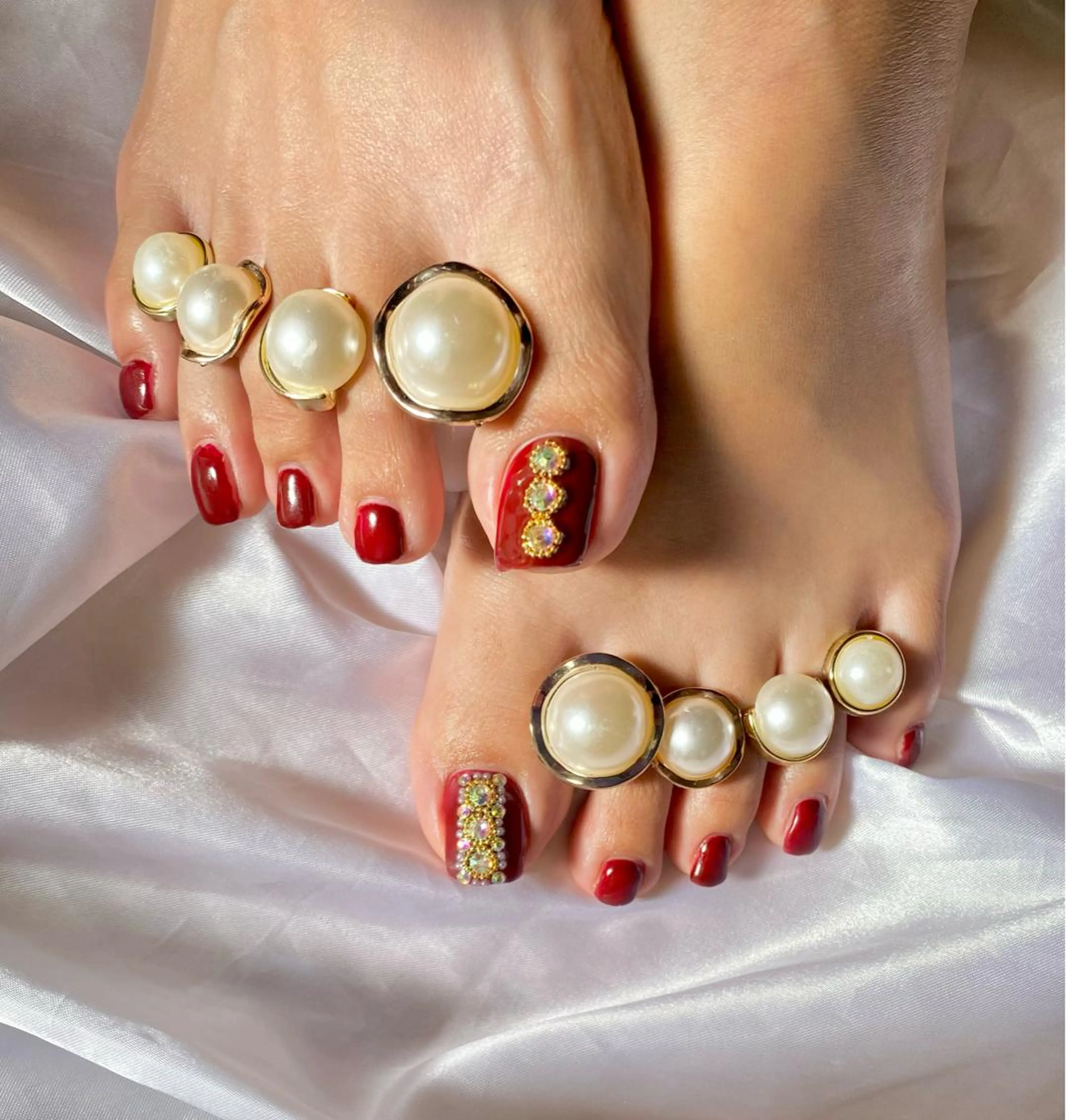 キッズ ネイル フットネイル 冬ネイル フットネイル おうちネイルサロン RINAのその他イメージ