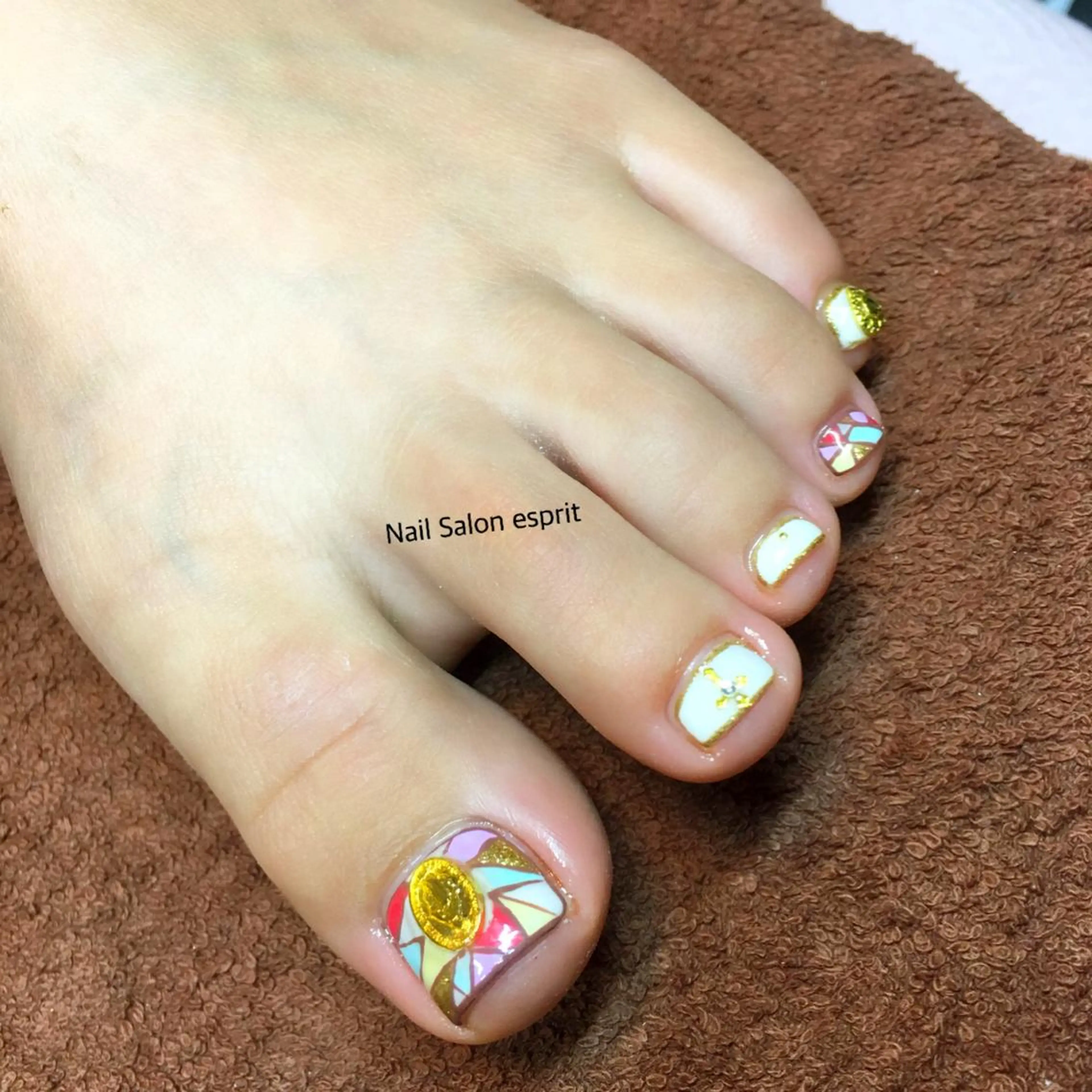 ネイル フットネイル フットネイル Nail Salon espritのネイルデザイン