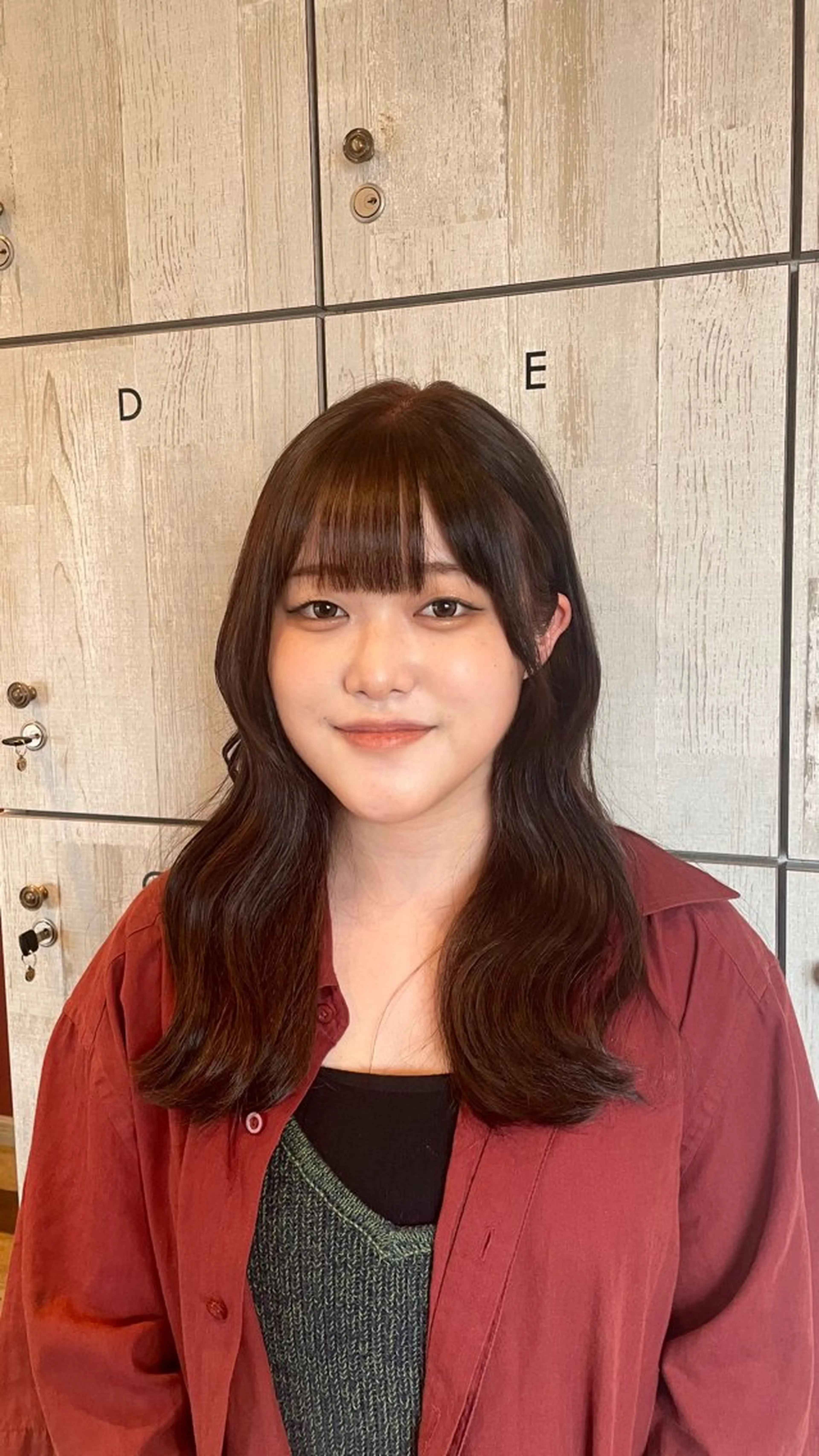 ロング カラー なつき/ 艶カラー/縮毛矯正のヘアスタイル