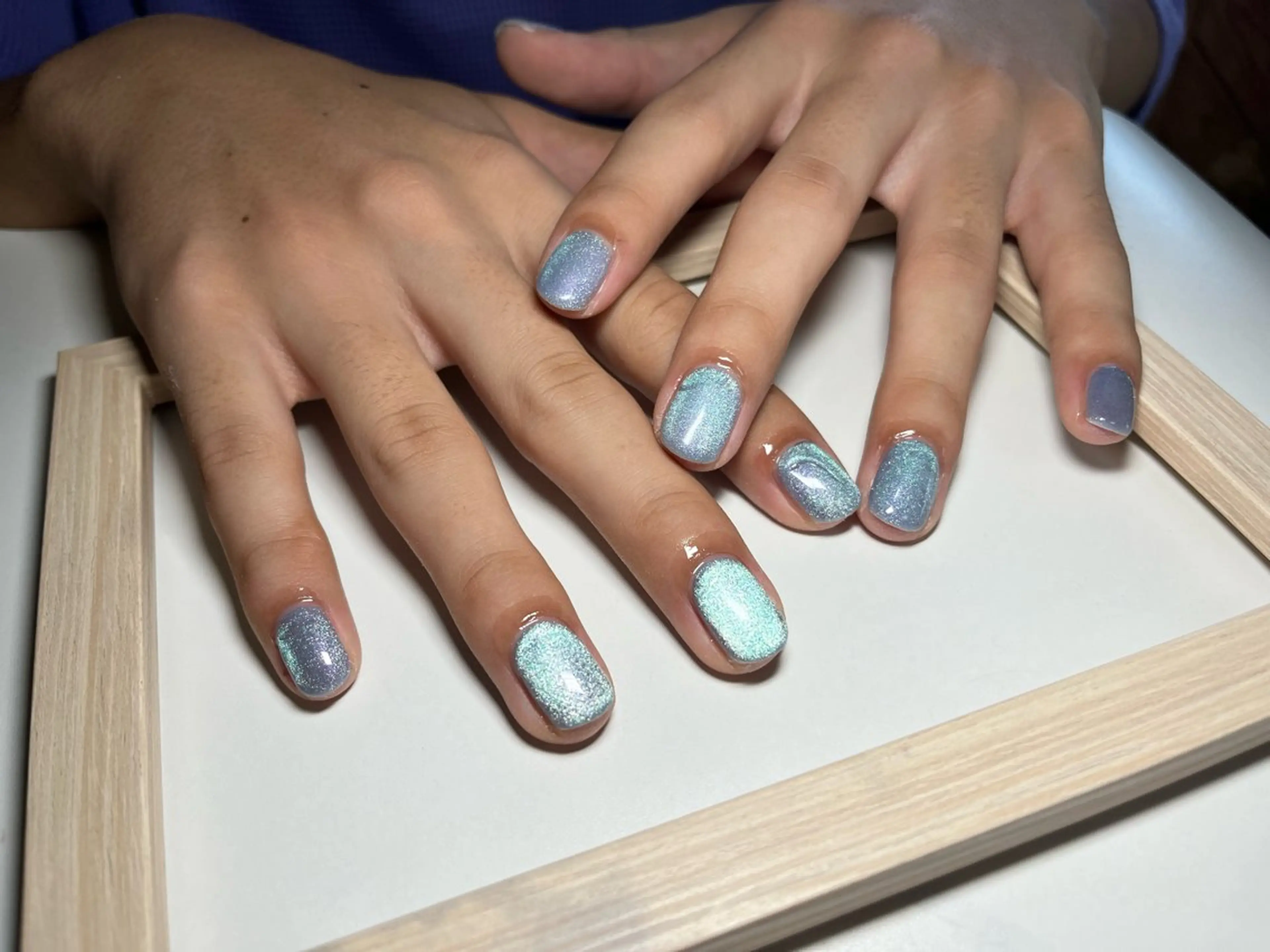 ネイル マグネットネイル ワンカラーネイル Nail salon Caco.のネイルデザイン