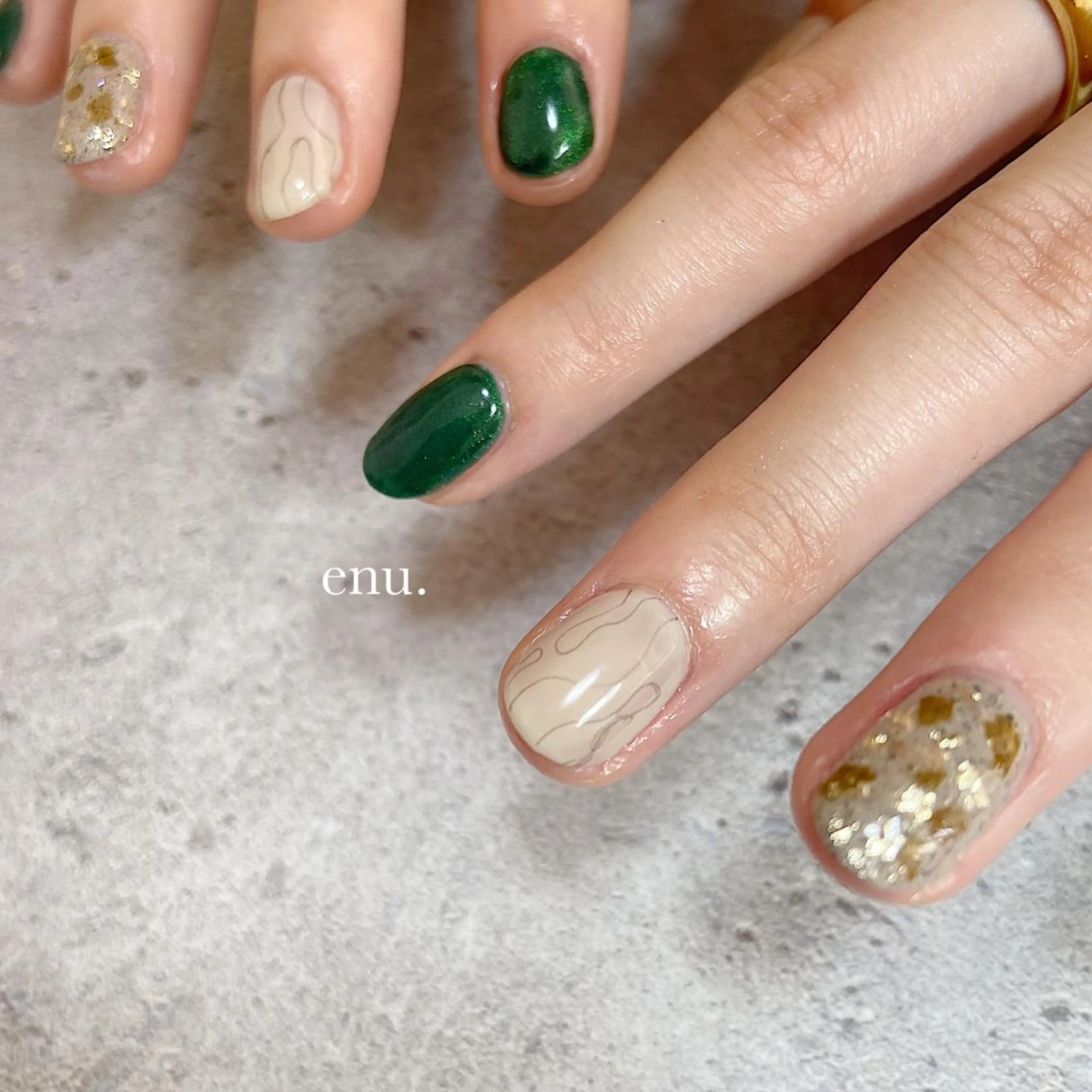 🤍リピーター様🤍【オフあり】design Bパラジェルベース使用☺︎の写真