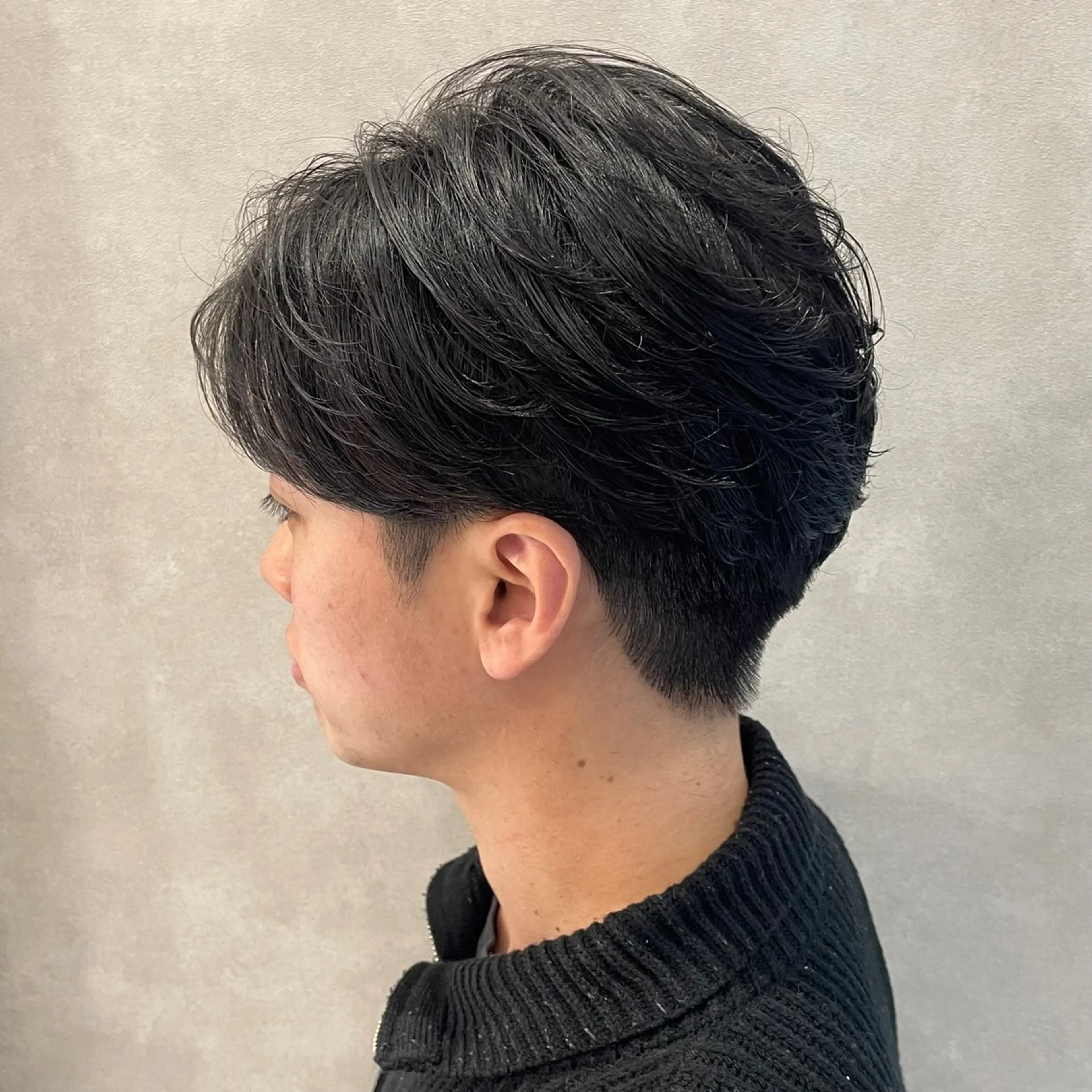 パーマ メンズ ダウンパーマ特化💎 ボブ・レイヤーりなのヘアスタイル