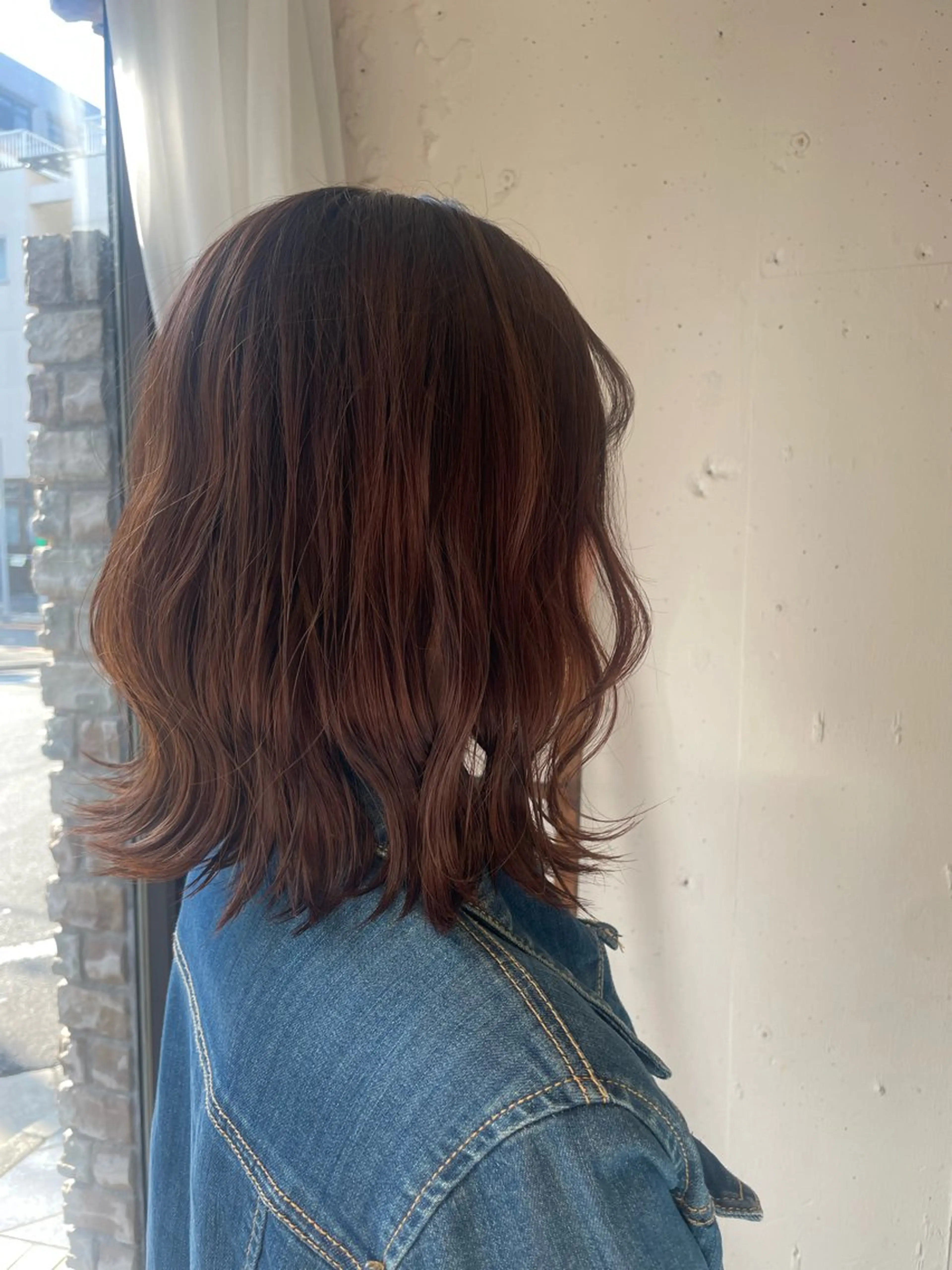 ミディアム かりん髪質改善 /メンズカットのヘアスタイル