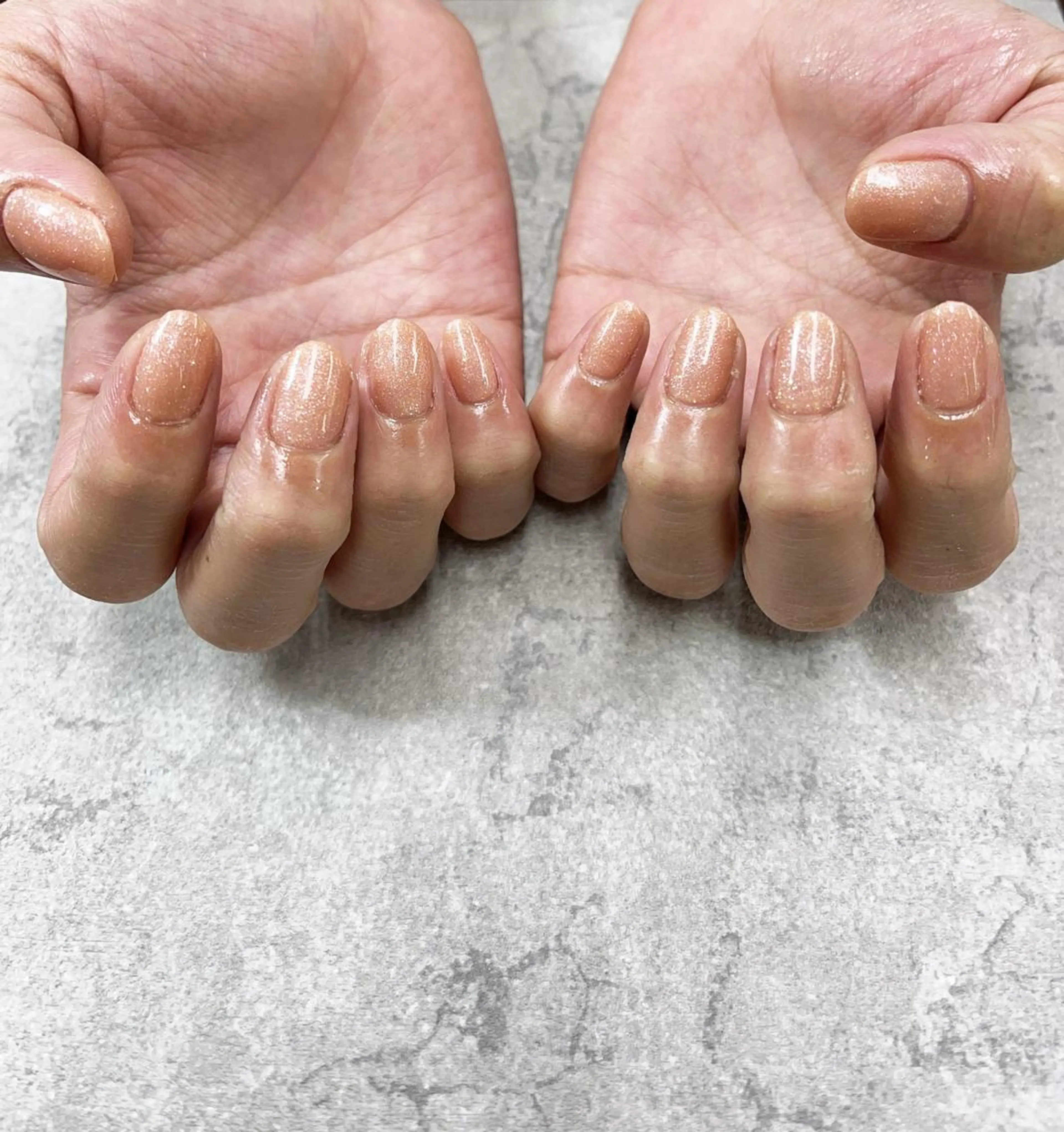 ネイル フットネイル フレンチネイル ジェルネイル ガラスフレンチ グラデーション FASTNAIL PLUS 新宿店のネイルデザイン