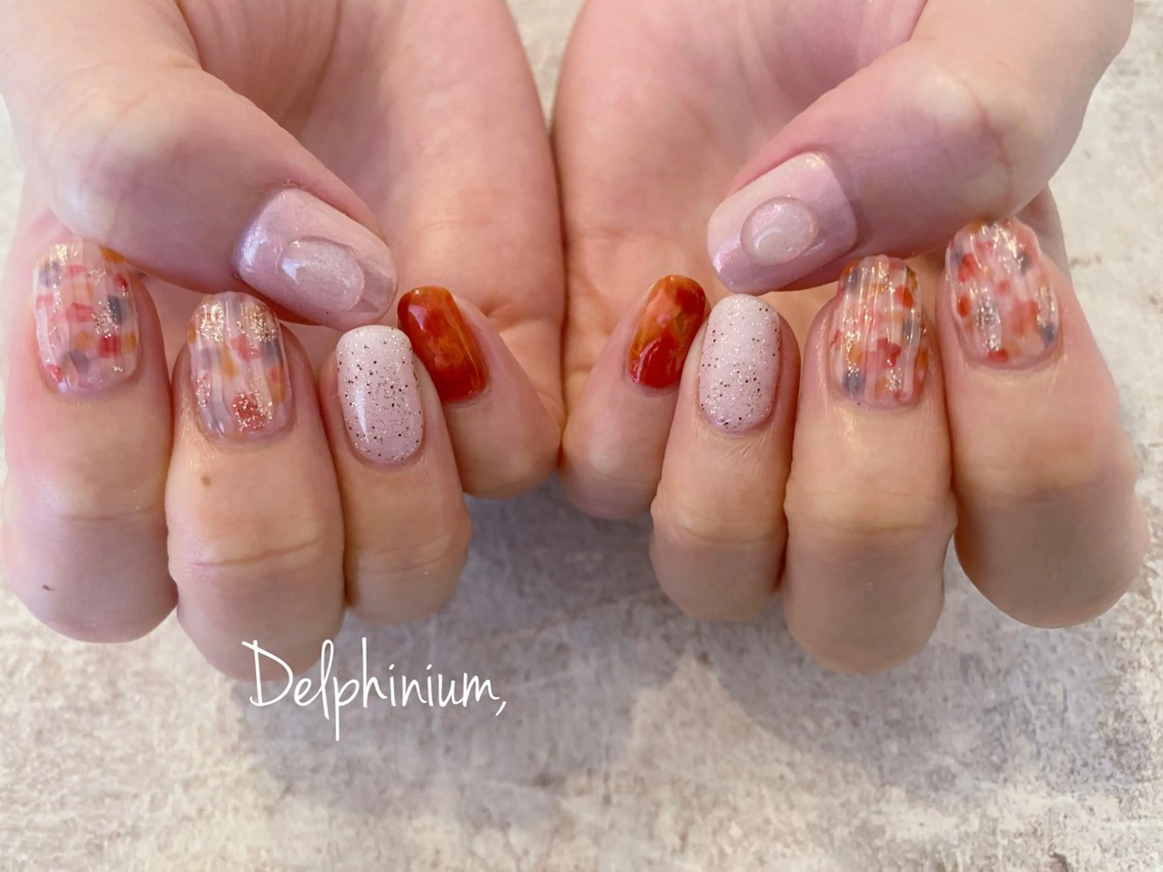 ネイル ハンドネイル 岡本 友恵のネイルデザイン