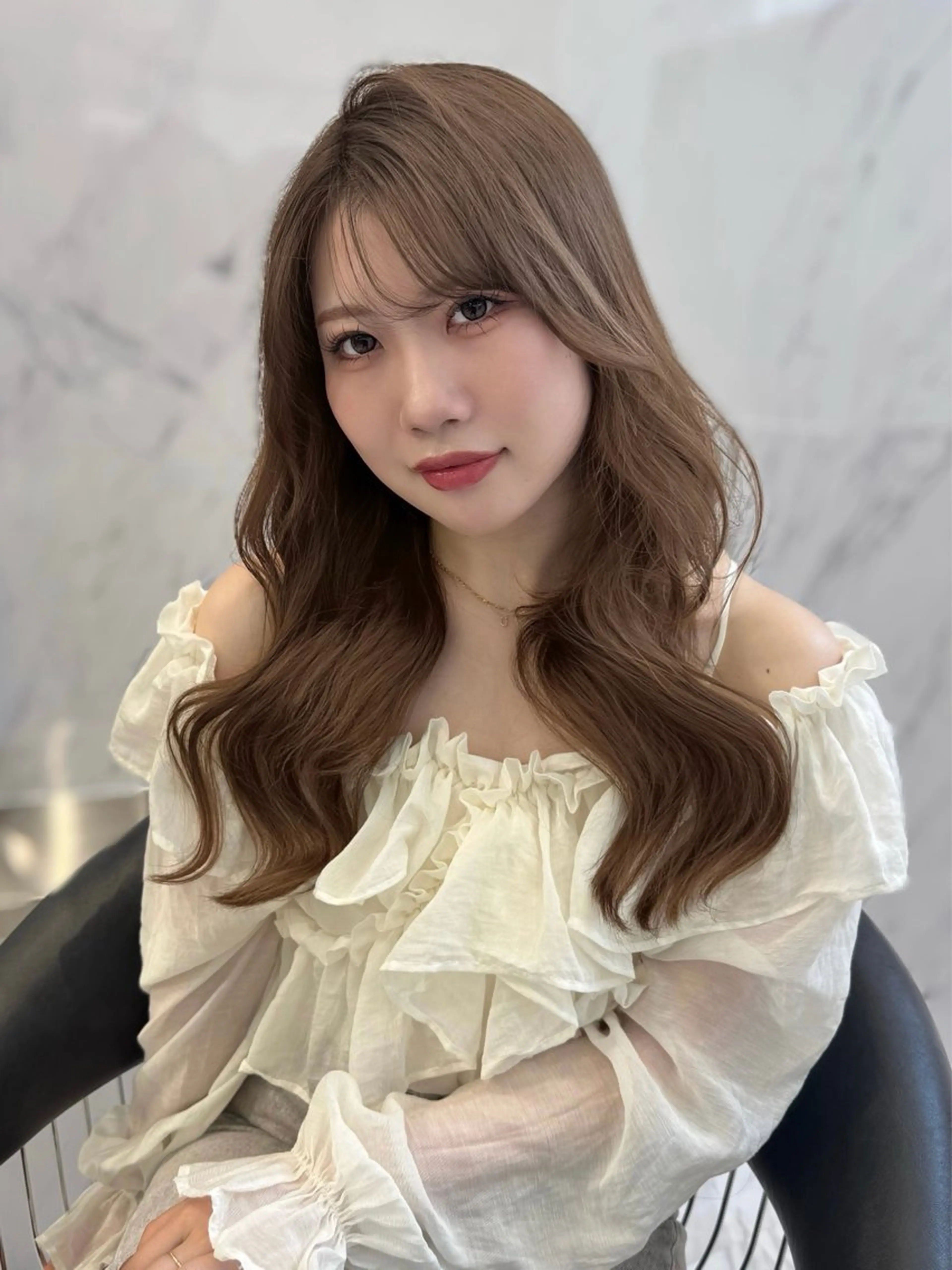 カラー ヘアカラー ParveMix🍀 藤原愛未のヘアスタイル