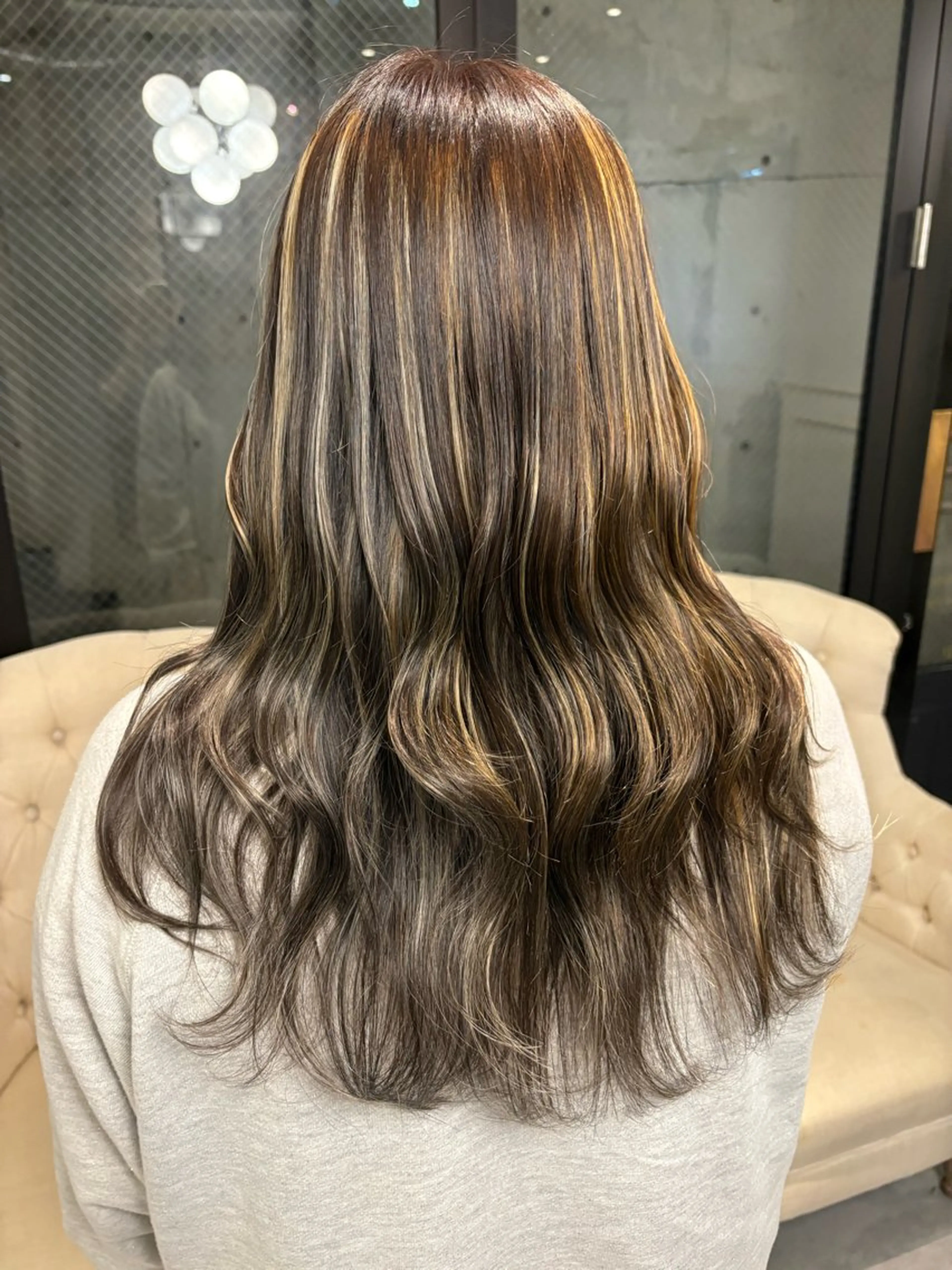 ロング カラー ヘアカラー Konomura Neneのヘアスタイル