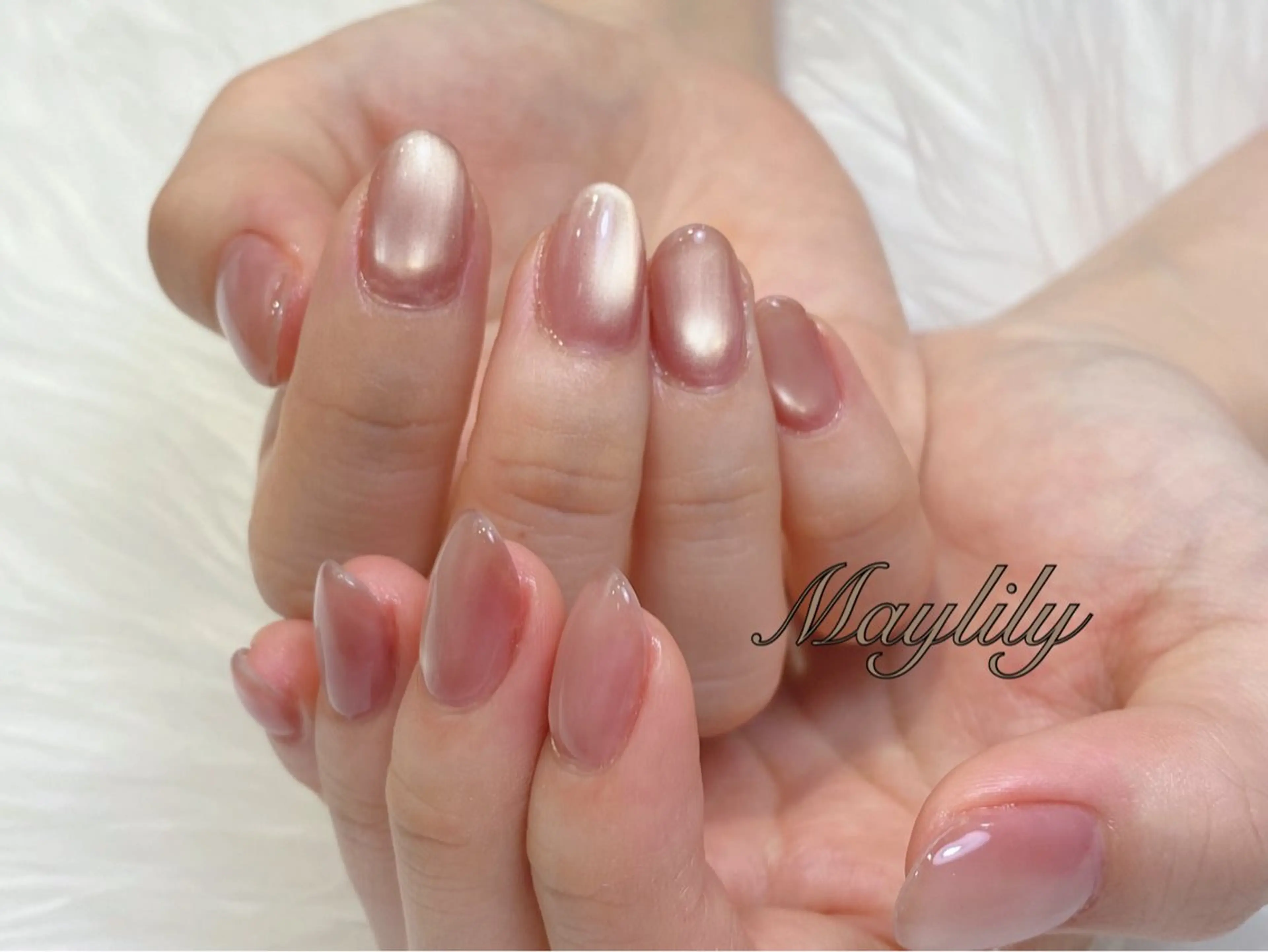 ネイル マグネットネイル ハンドネイル Nail care salon Maylily所属・Nail salon Maylilyのネイルデザイン