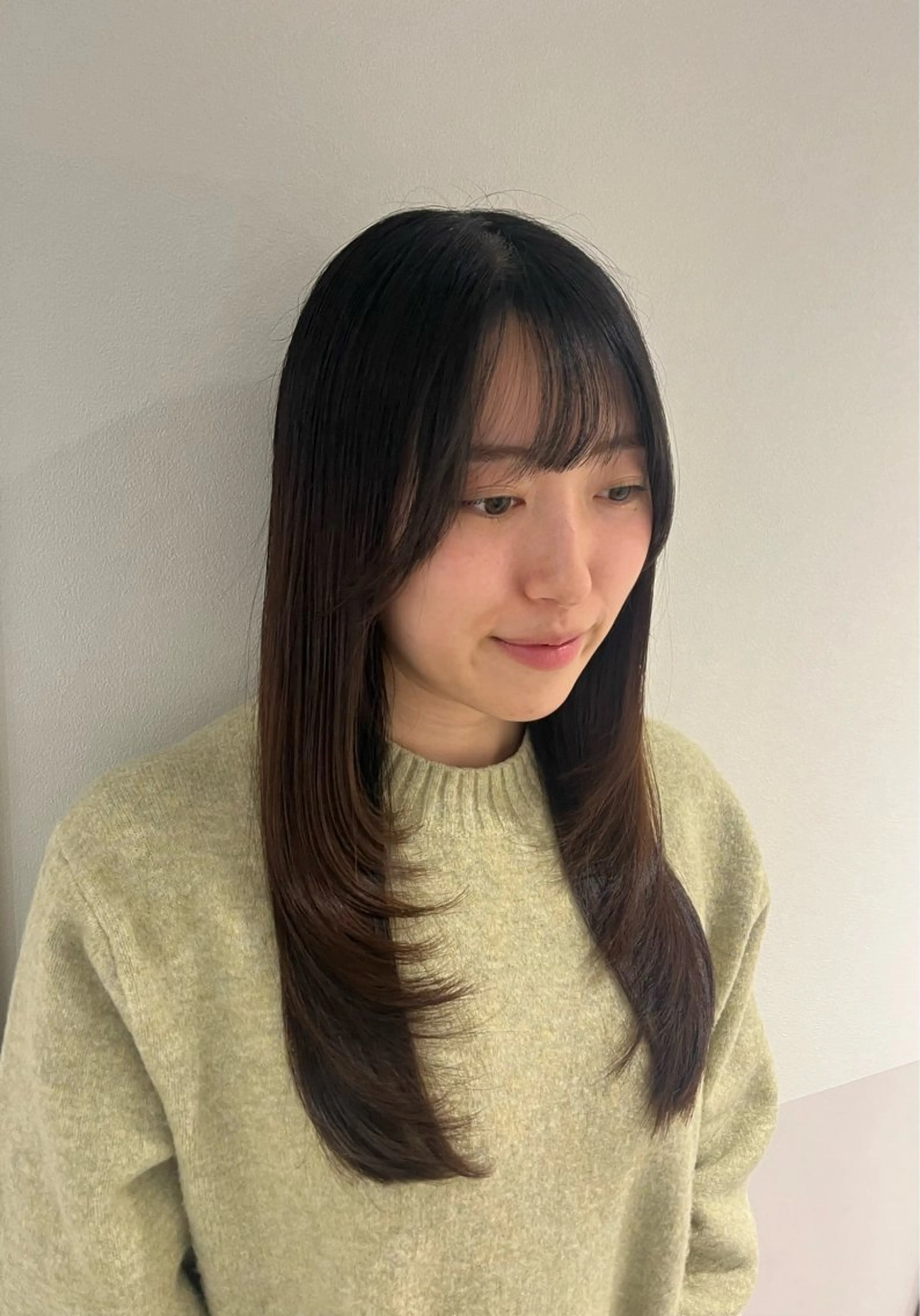 ロング レイヤーカット ロング カット トリートメント 大宮レイヤーカット× 透明感カラー　rioのヘアスタイル