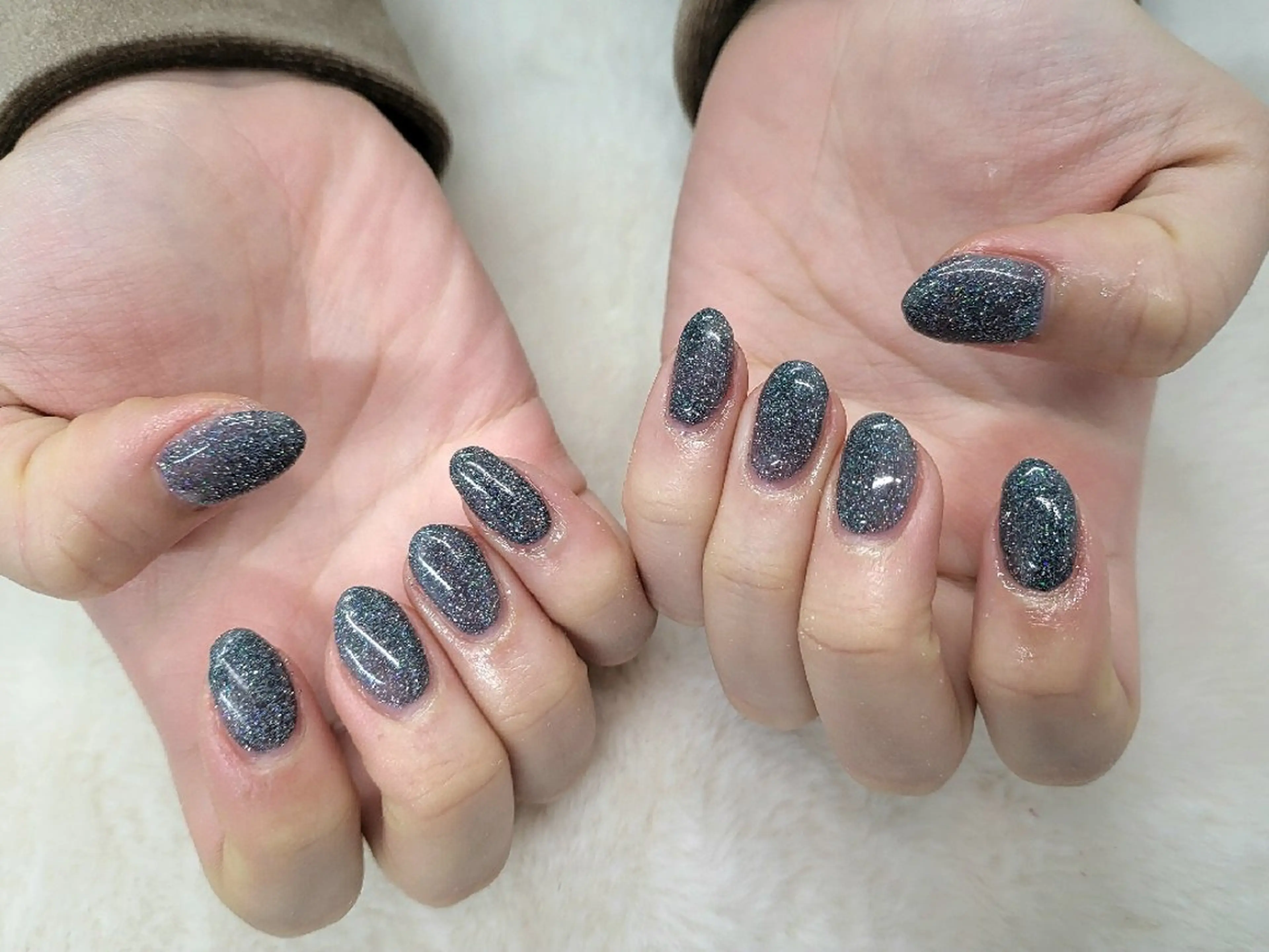 ネイル フラッシュネイル キラキラネイル ワンカラーネイル ハンドネイル フットネイル ハンドケア 心斎橋Salon Epokkuのネイルデザイン